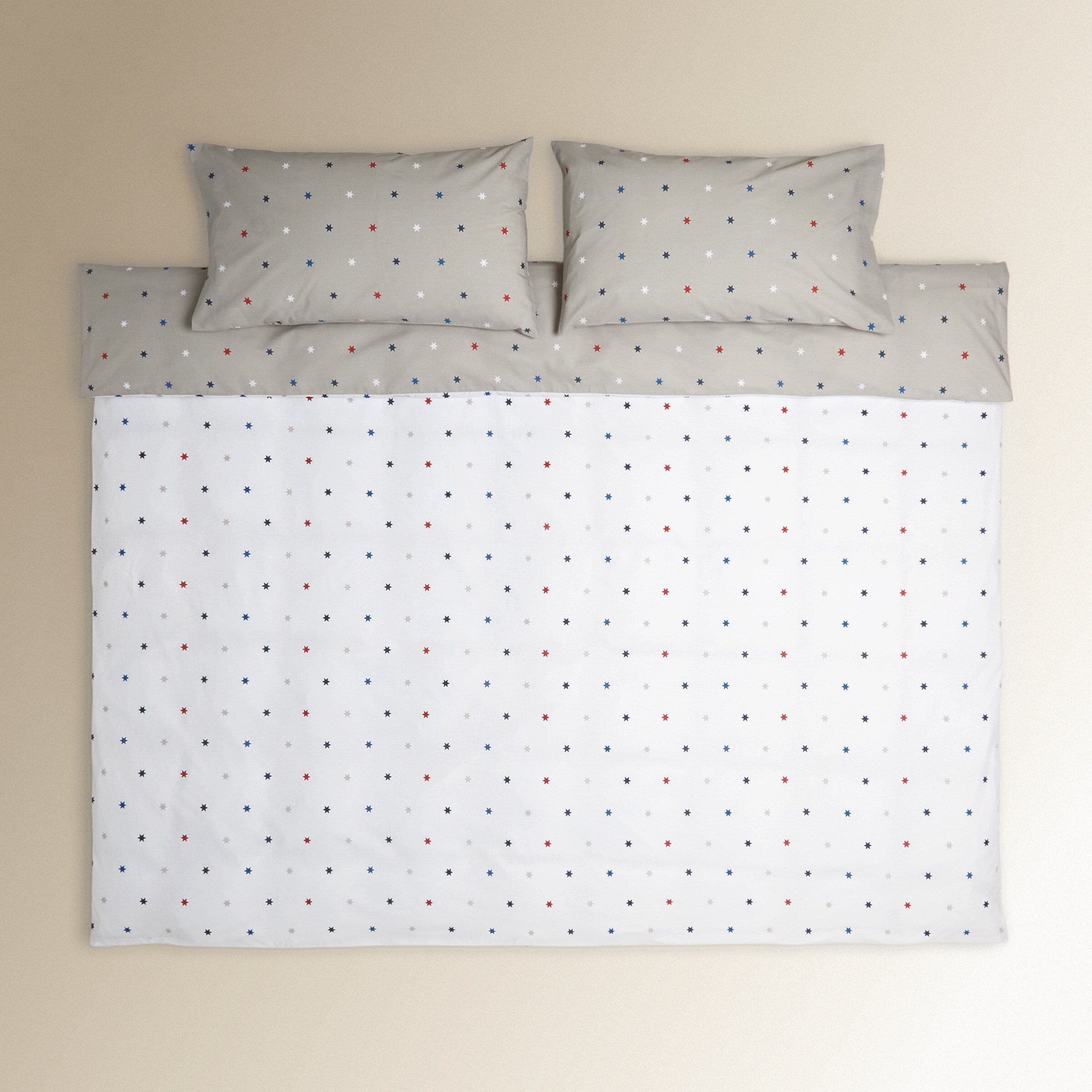 Juego de funda nórdica Sidera Gris-3