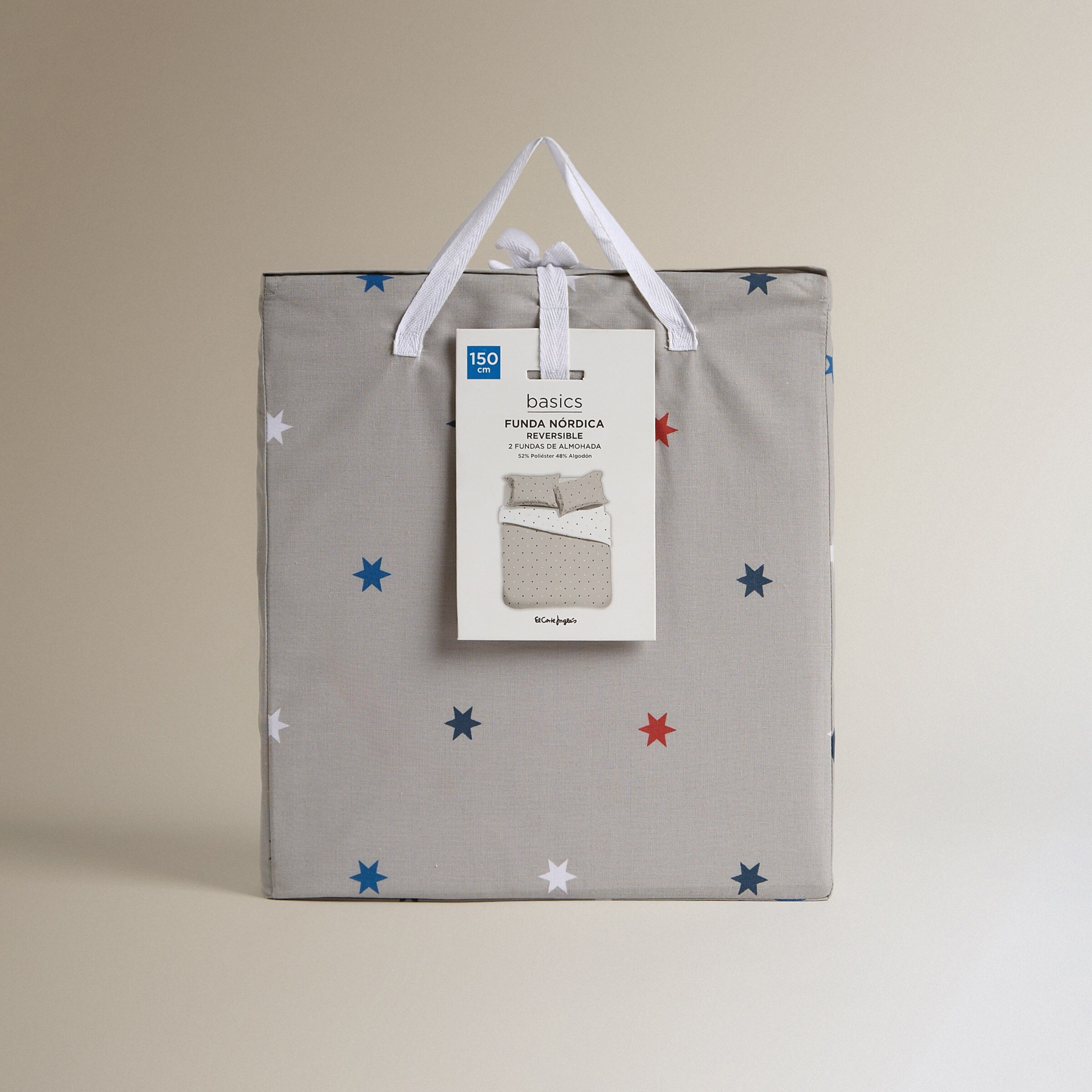 Juego de funda nórdica Sidera Gris-8