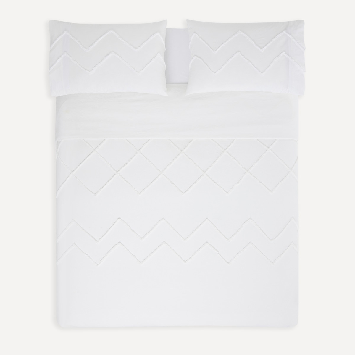 Juego de funda nórdica algodón Spike Basics El Corte Inglés Blanco-1