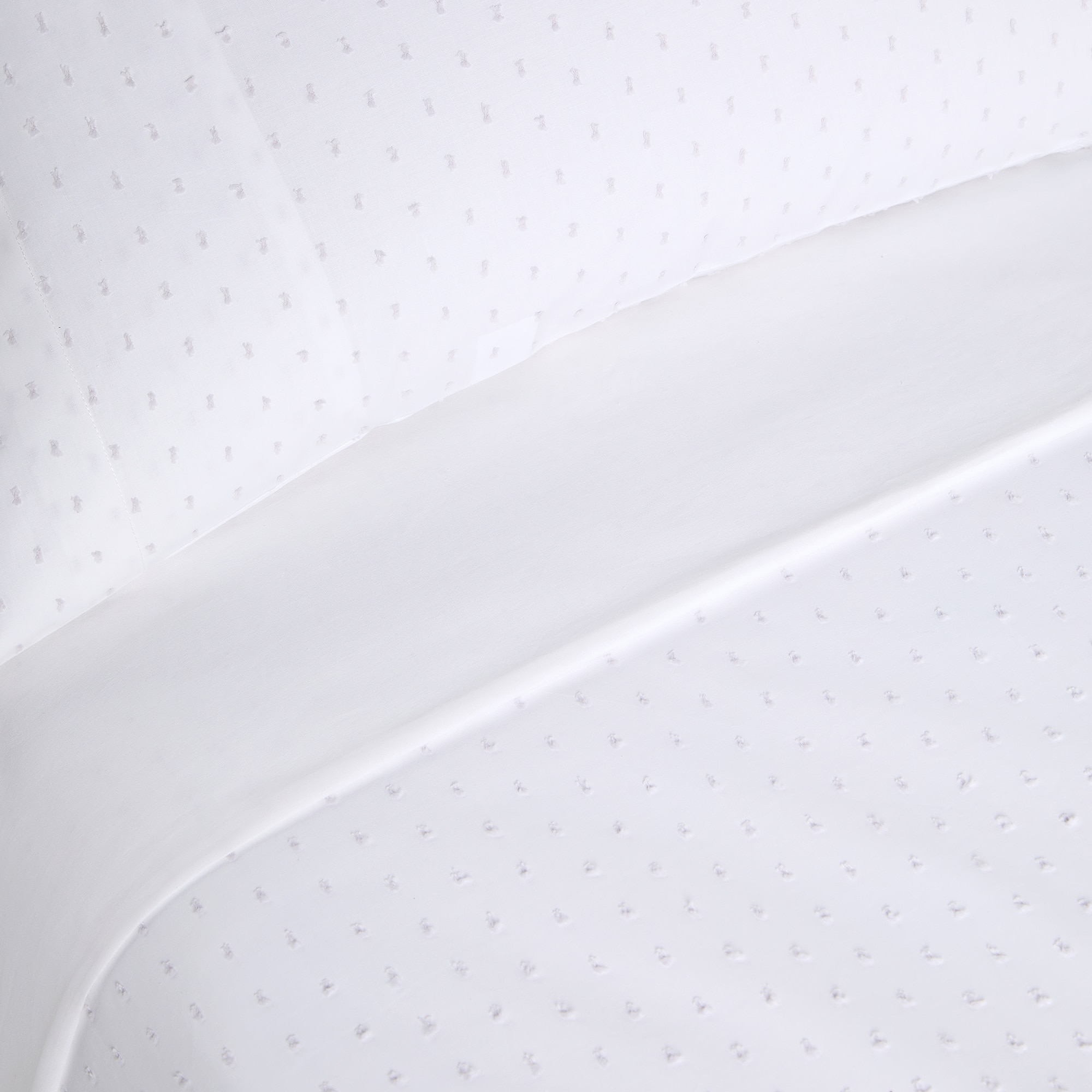 Conjunto de Capa de Edredão de Algodão Plumeti Basics Cinzento-2