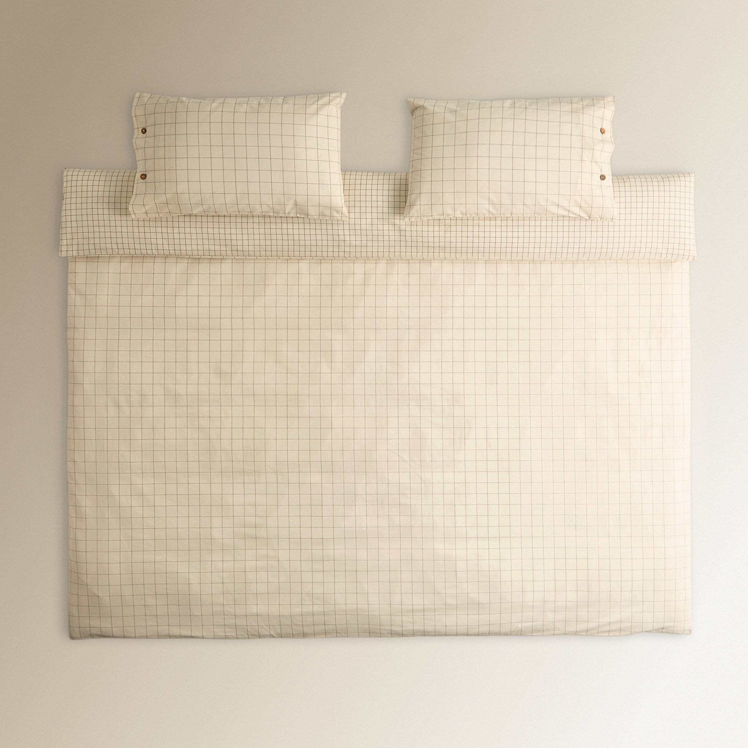 Juego de funda nórdica Kaja Beige-2