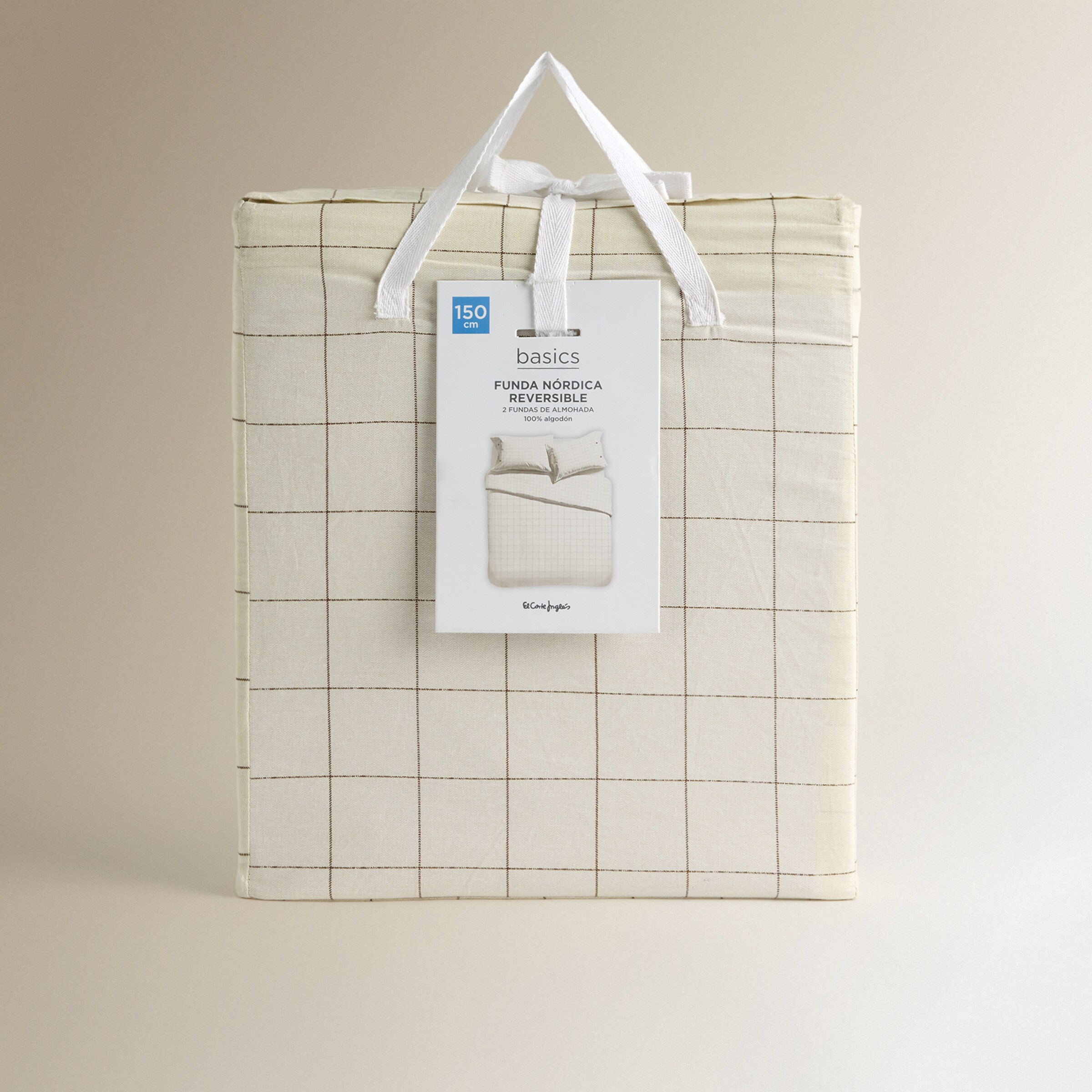 Juego de funda nórdica Kaja Beige-8