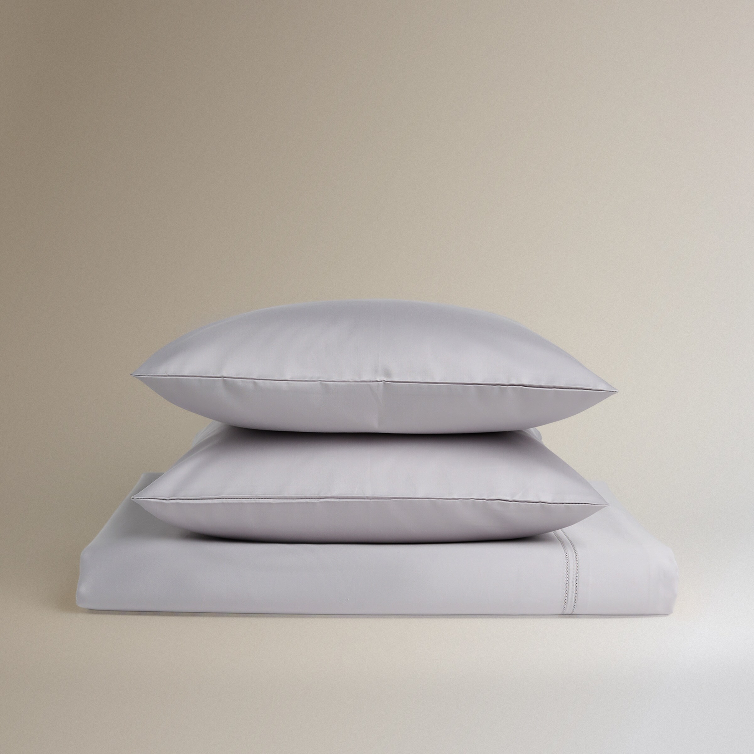 Juego de sábanas algodón egipcio Satén 600 hilos El Corte Inglés - Perla Cama 90 cm Perla-4