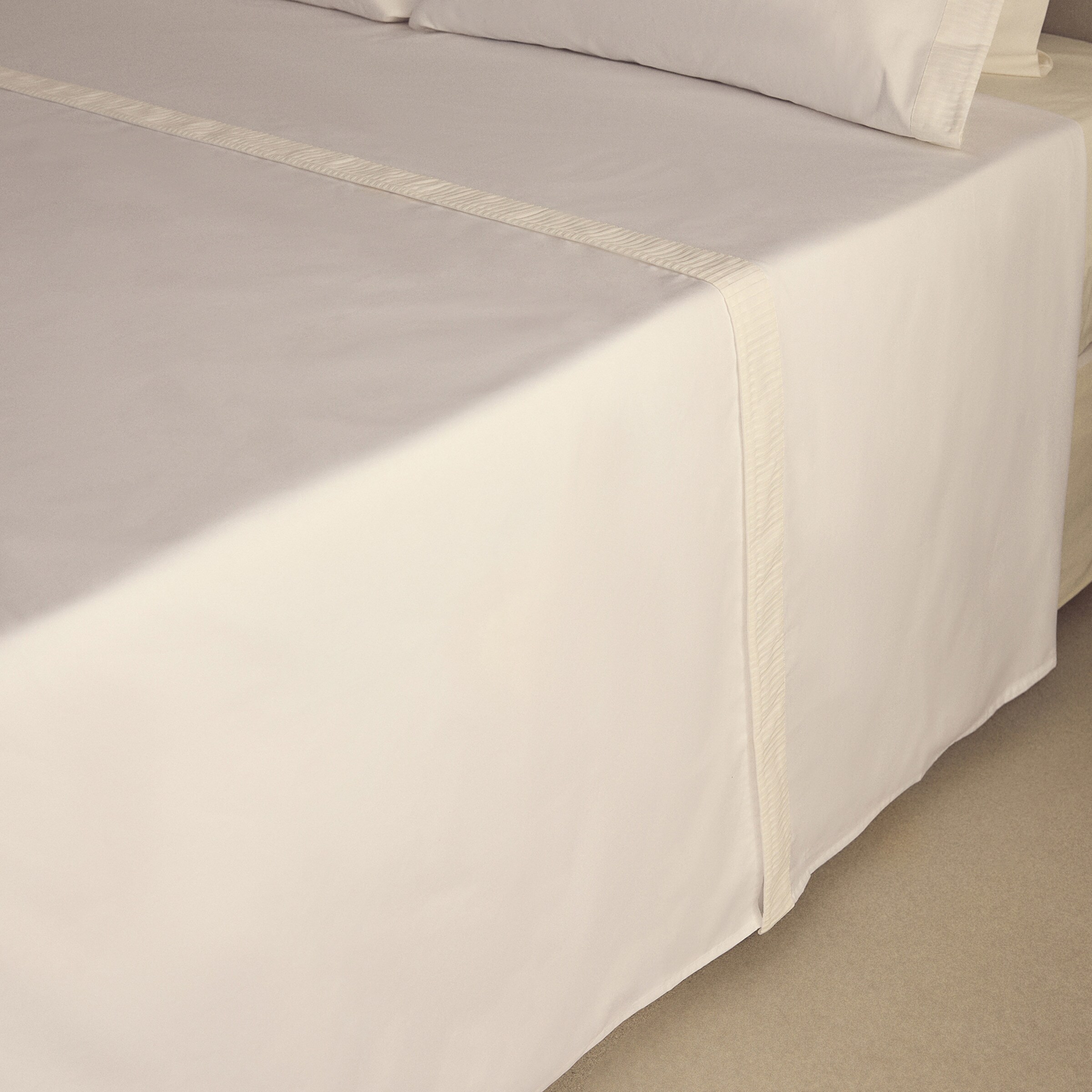 Conjunto de Lençóis de Algodão Baume Branco-2