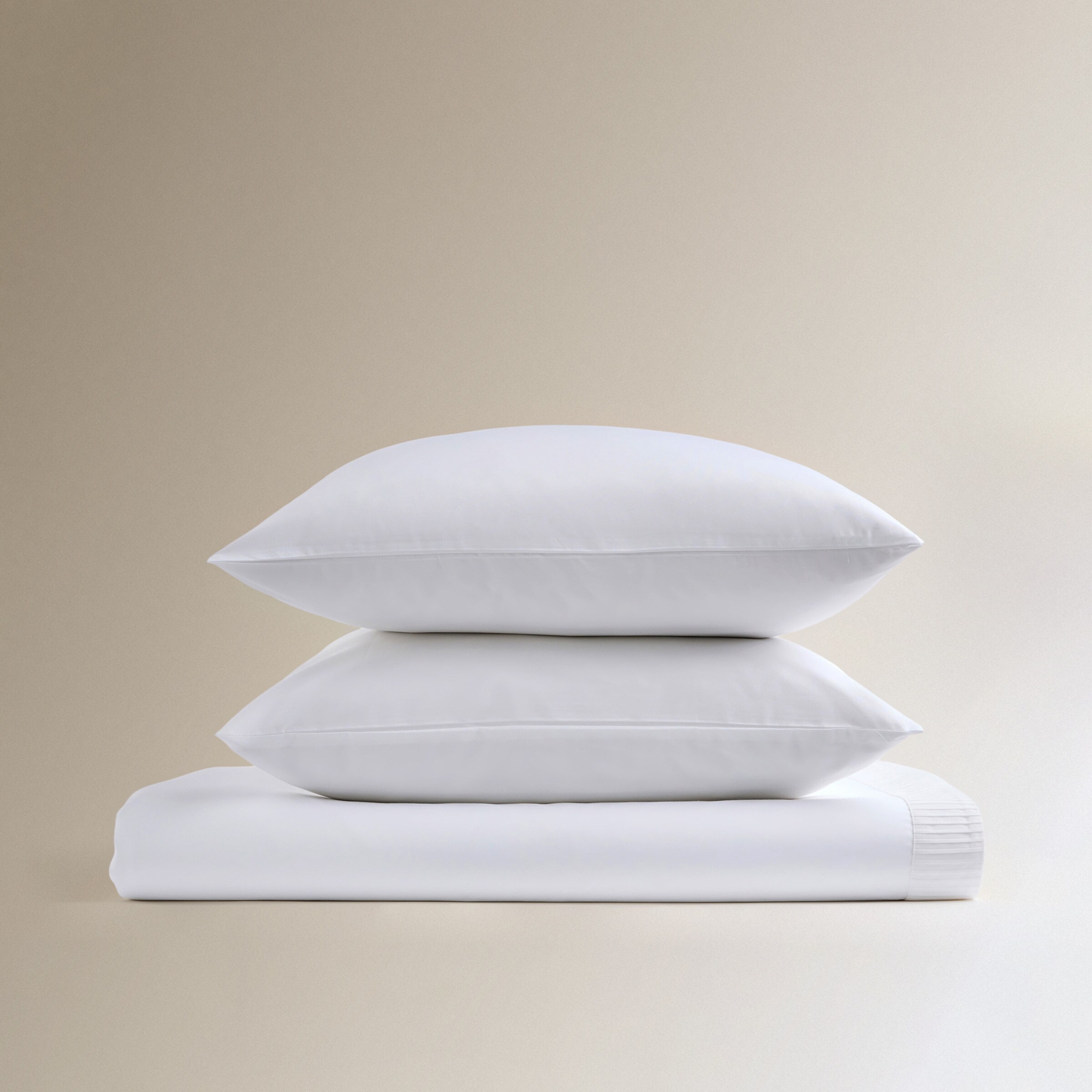 Conjunto de Lençóis de Algodão Baume Branco-5