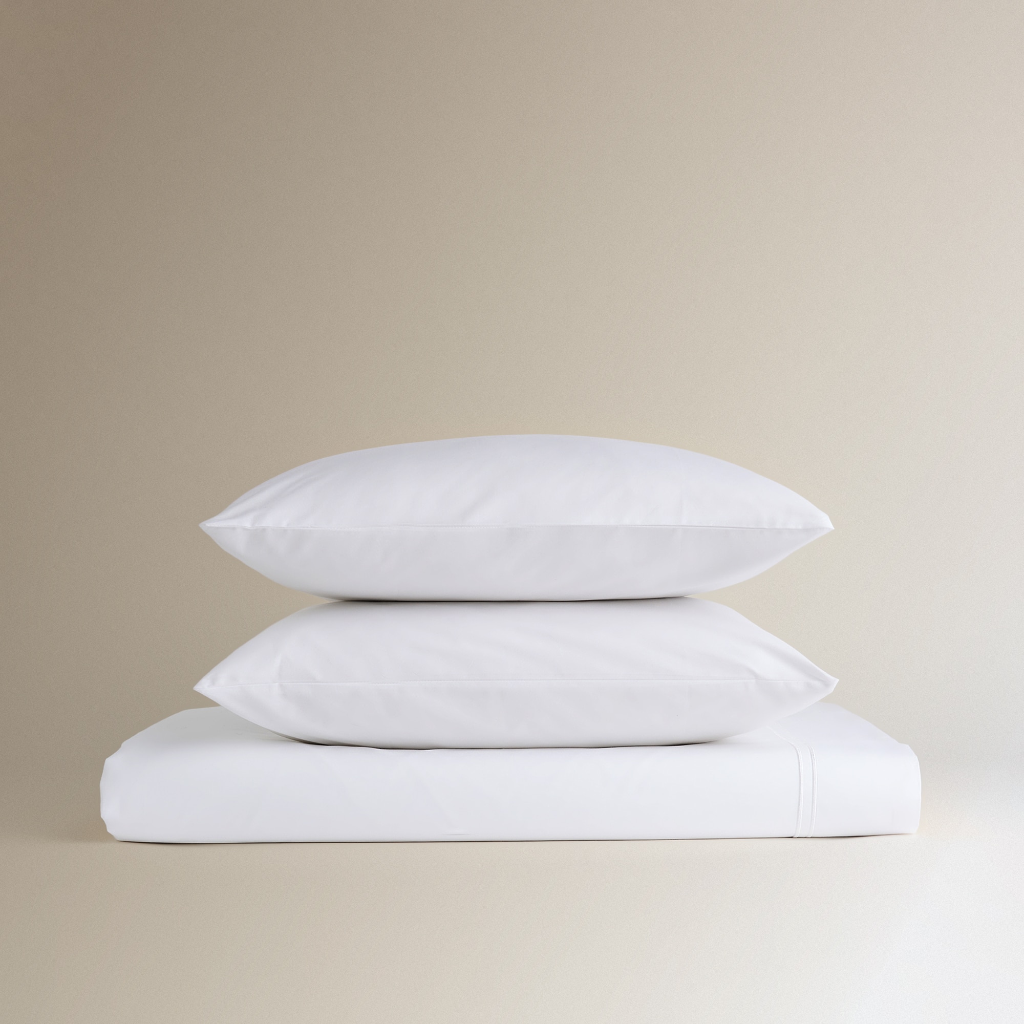 Juego de sábanas percal algodón egipcio 400 hilos Hotel El Corte Inglés - Blanco Cama 90 cm Blanco-5