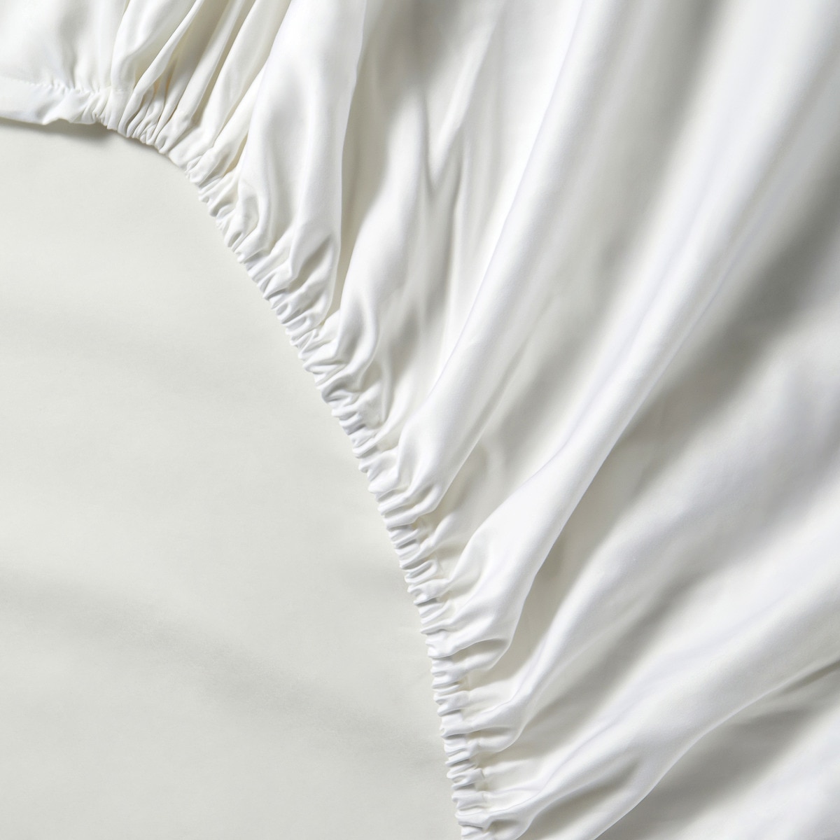 Lençol de Baixo Ajustável Platibanda Algodão Seda - 40 cm Branco-1