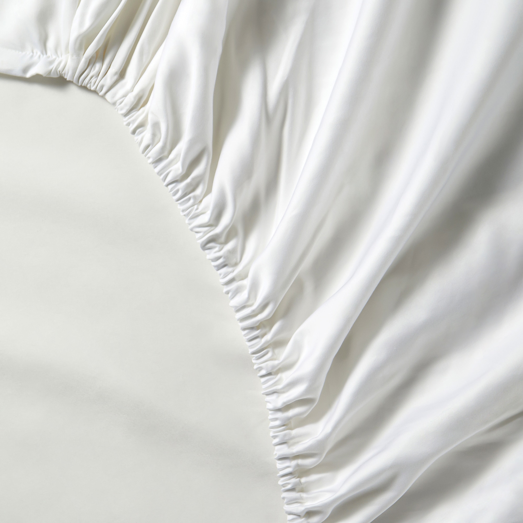 Lençol de Baixo Ajustável Platibanda Algodão Seda - 40 cm Branco-1