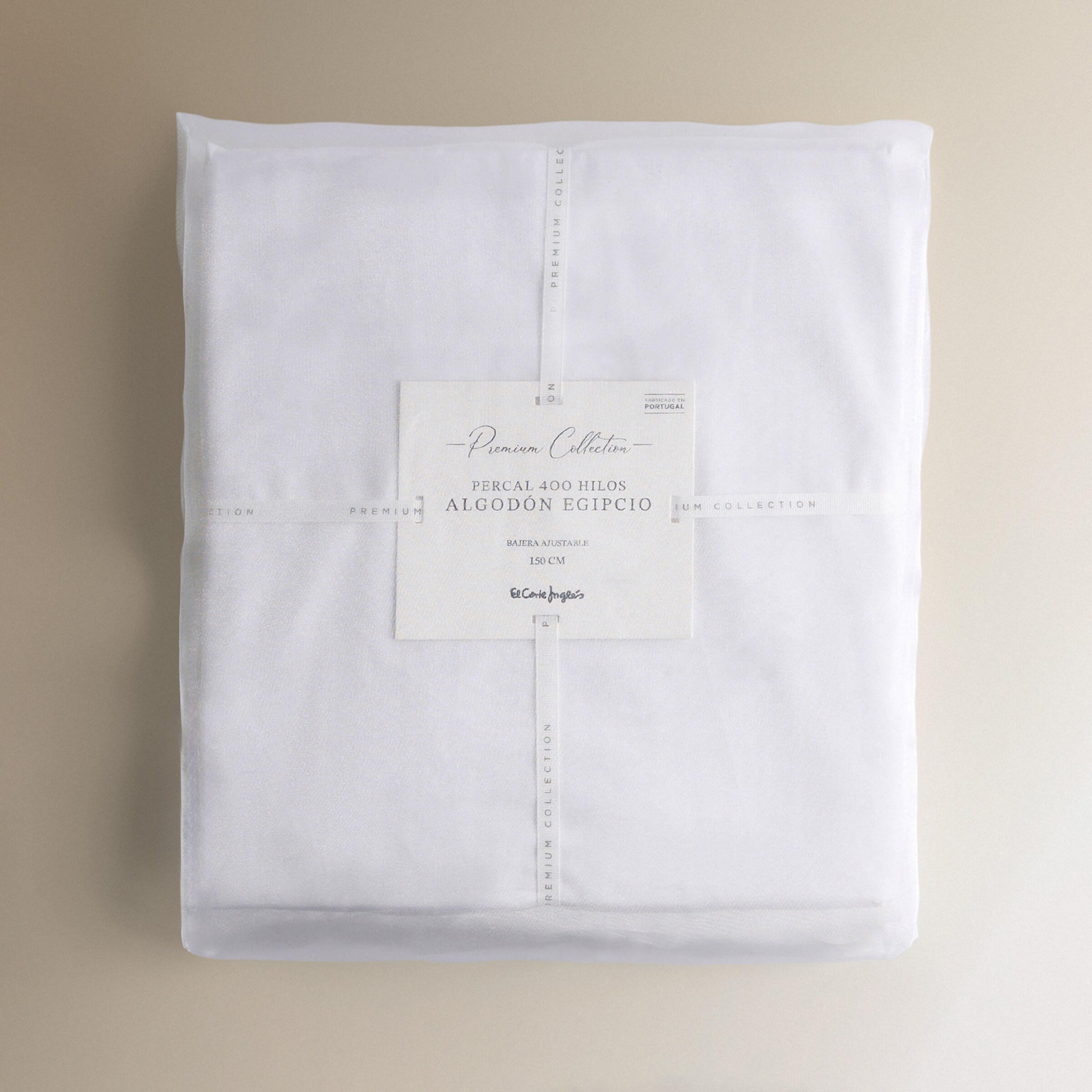 Lençol de Baixo Ajustável Percal Algodão Egípcio Platabanda - 40 cm Branco-4