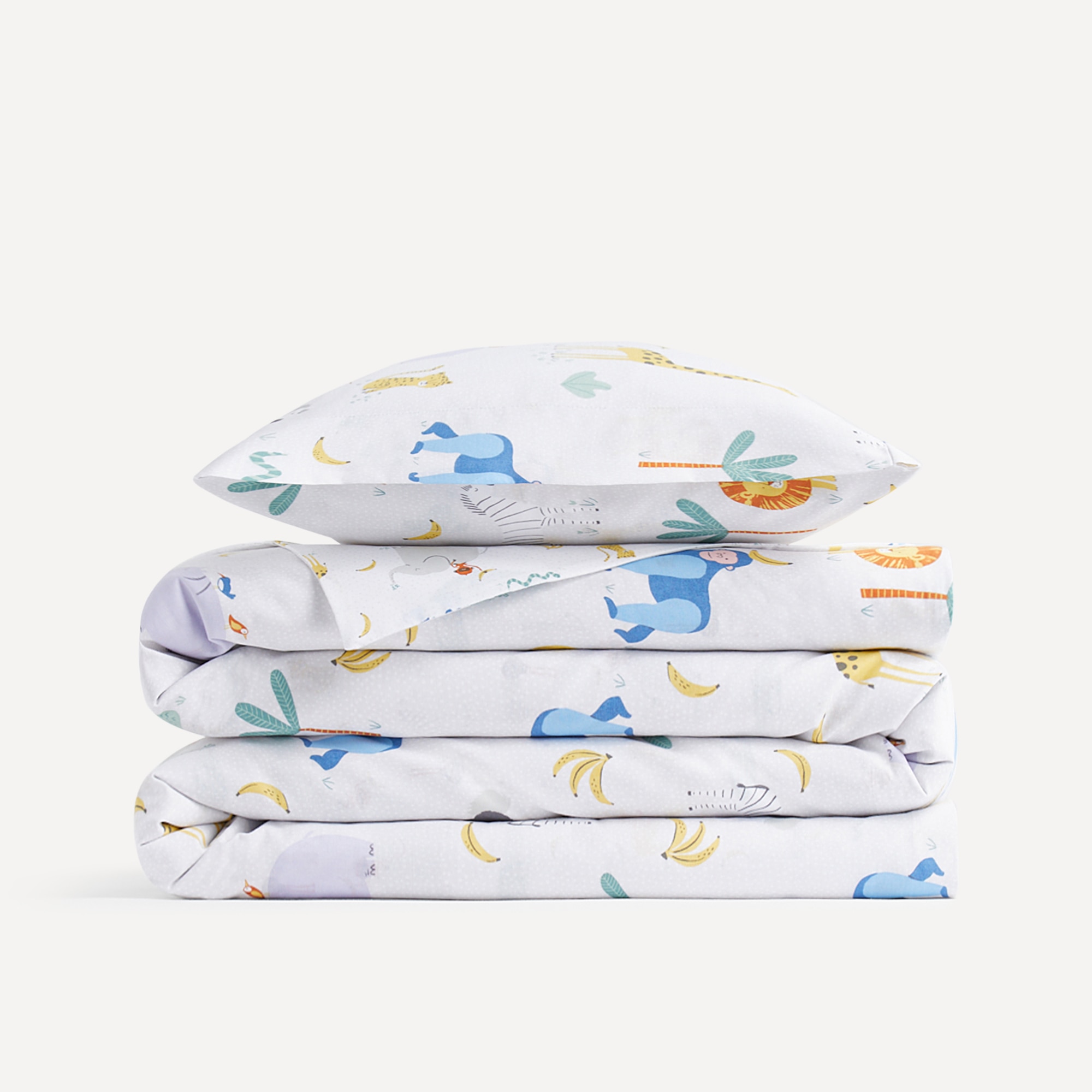 Conjunto de Capa de Edredão Infantil Savana Multicolor-4