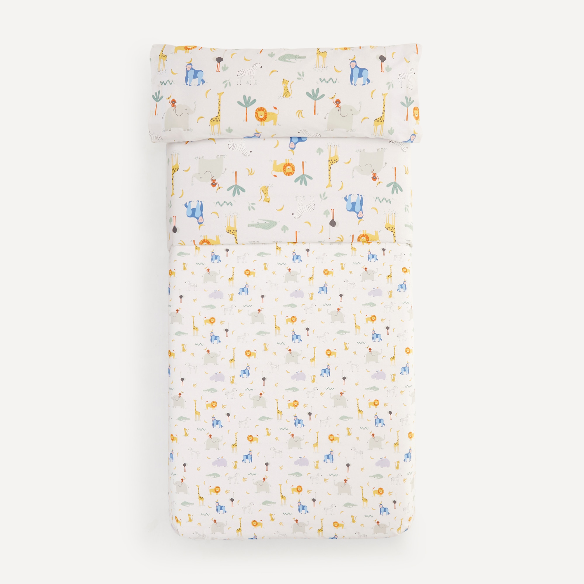 Conjunto de Capa de Edredão Infantil Savana Multicolor-5