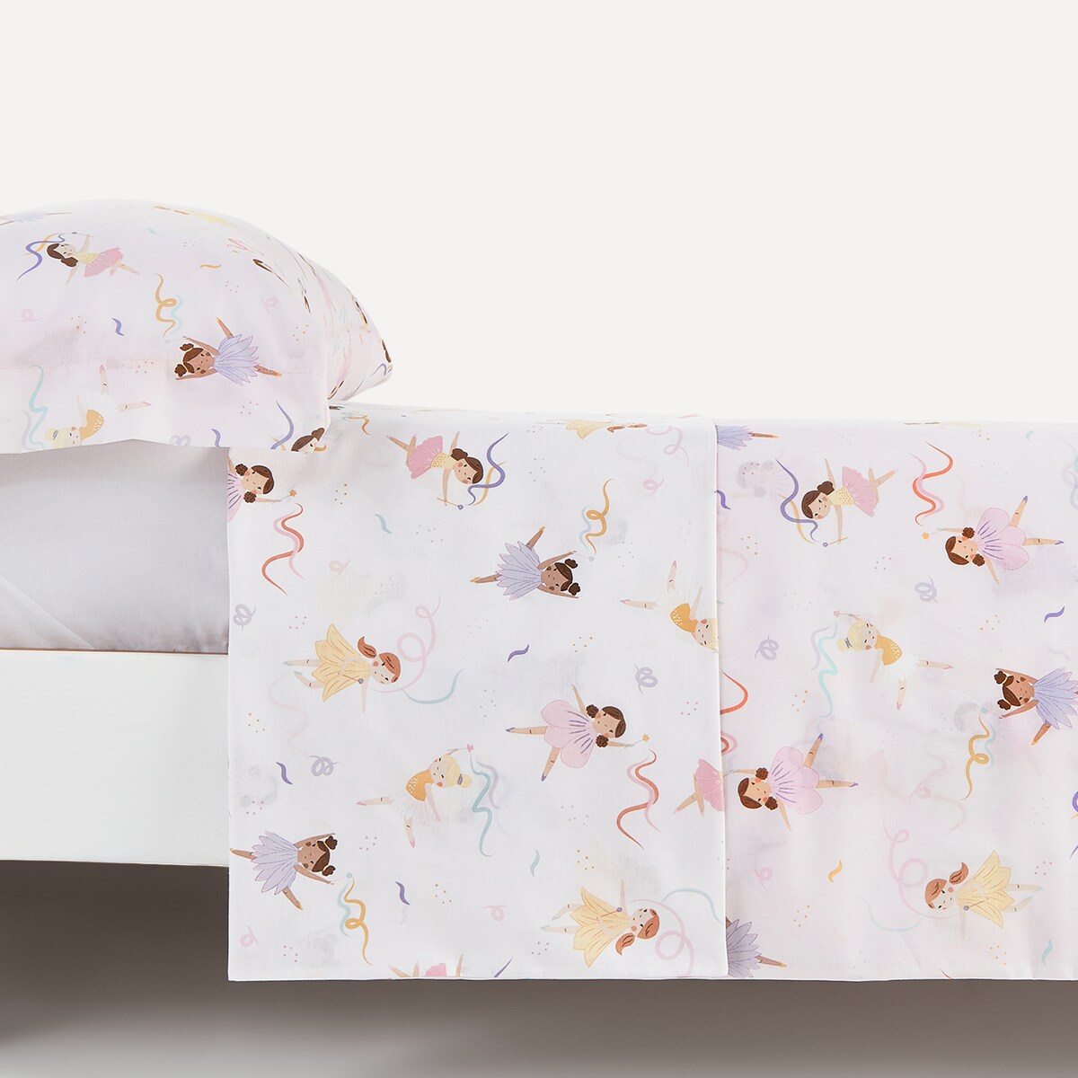 Juego de funda nórdica infantil Hadas Basics El Corte Inglés Rosa-2