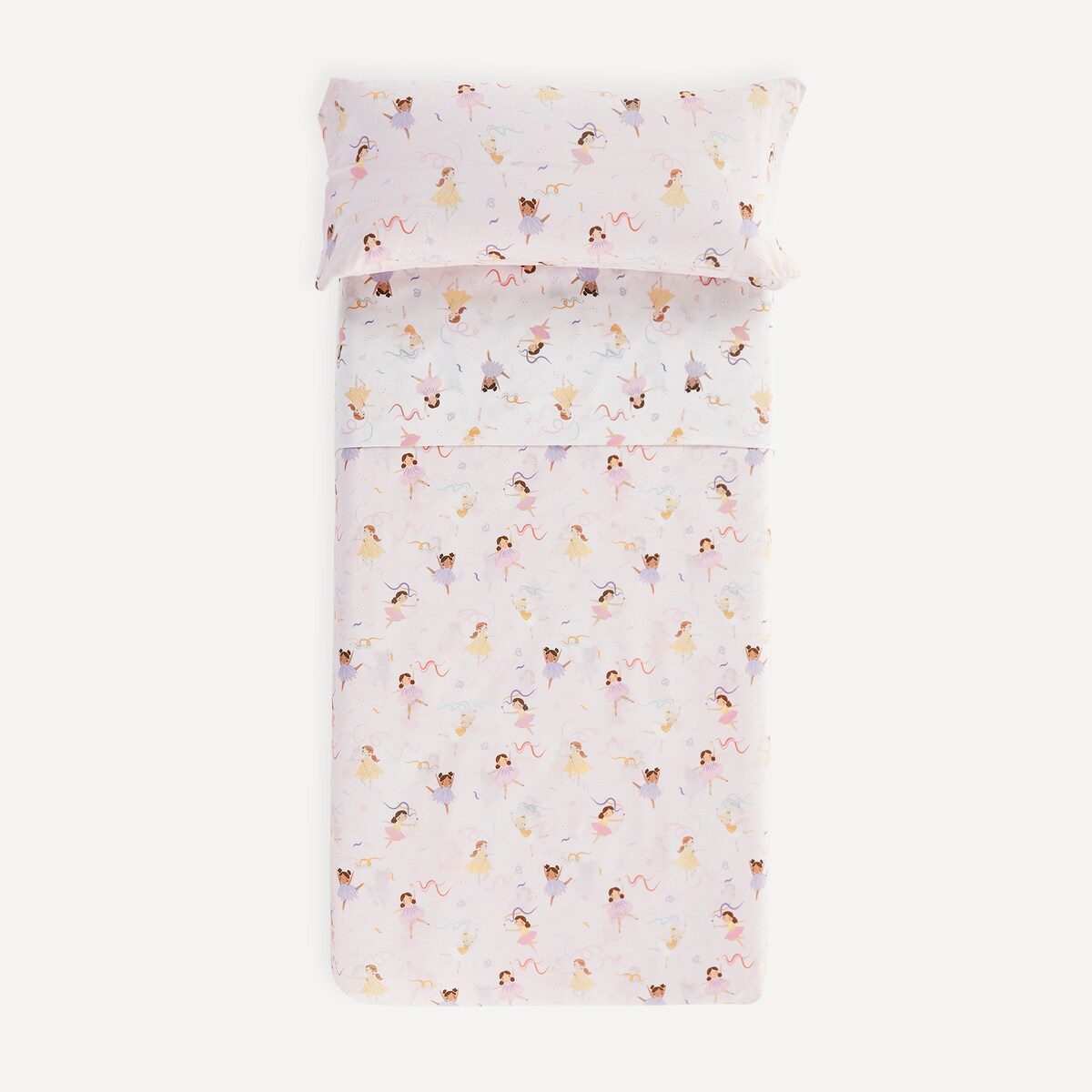 Juego de funda nórdica infantil Hadas Basics El Corte Inglés Rosa-3