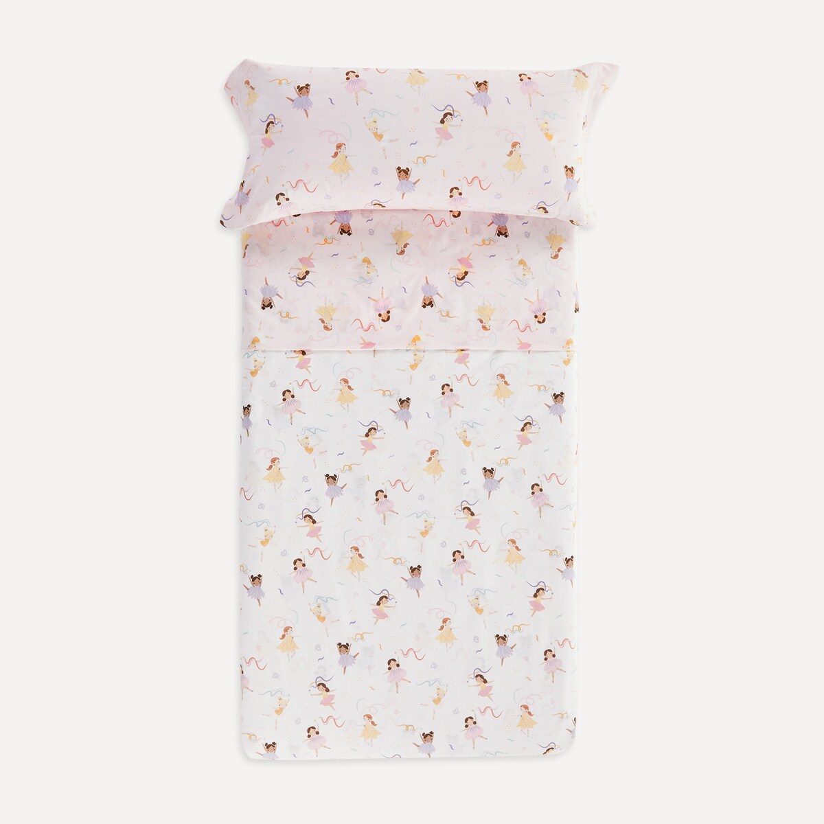Juego de funda nórdica infantil Hadas Basics El Corte Inglés Rosa-4