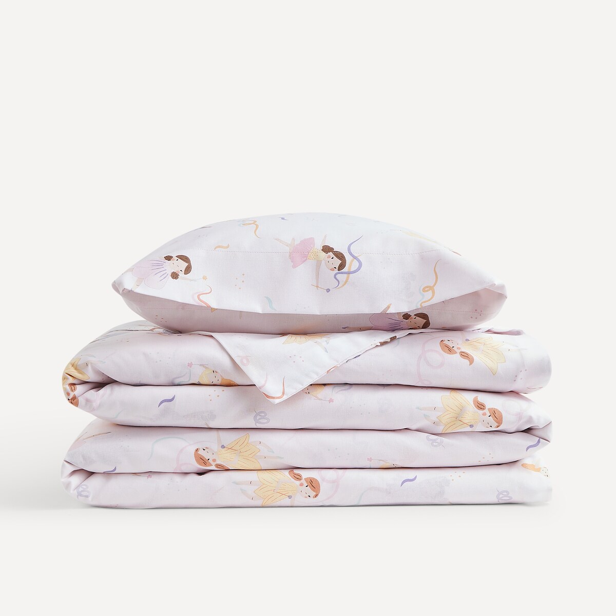Juego de funda nórdica infantil Hadas Basics El Corte Inglés Rosa-5