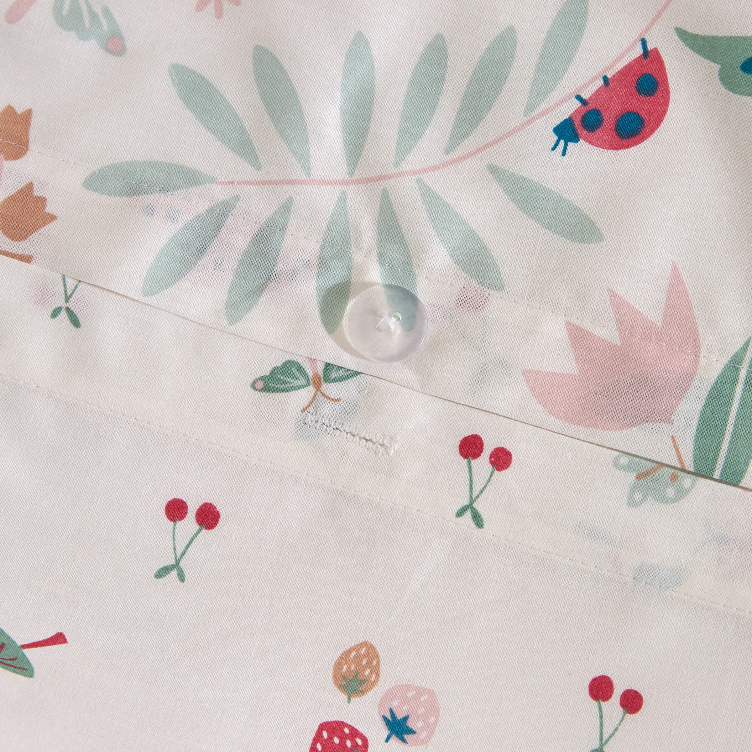 Conjunto de Capa de Edredão Jardim Multicolor-6