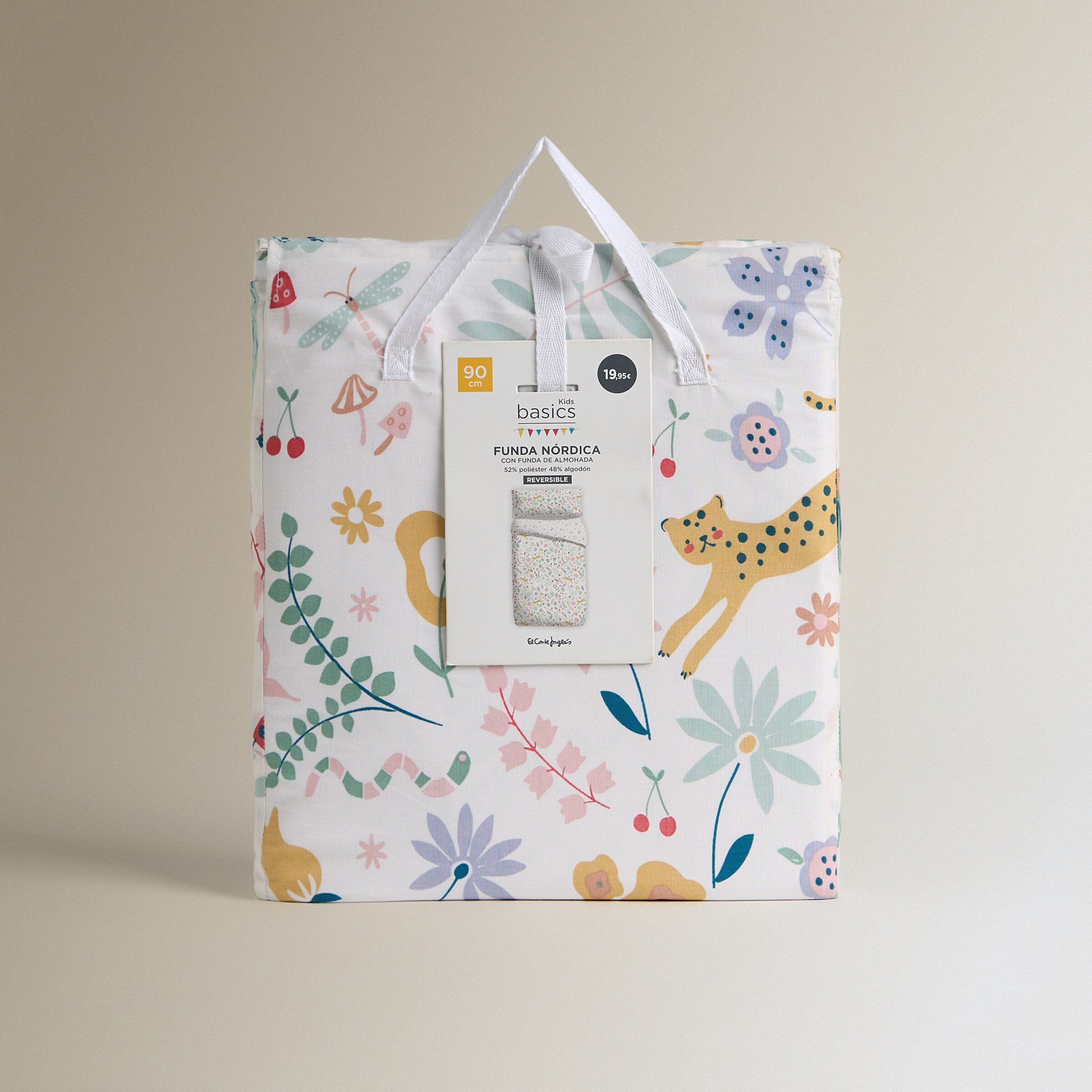 Conjunto de Capa de Edredão Jardim Multicolor-9