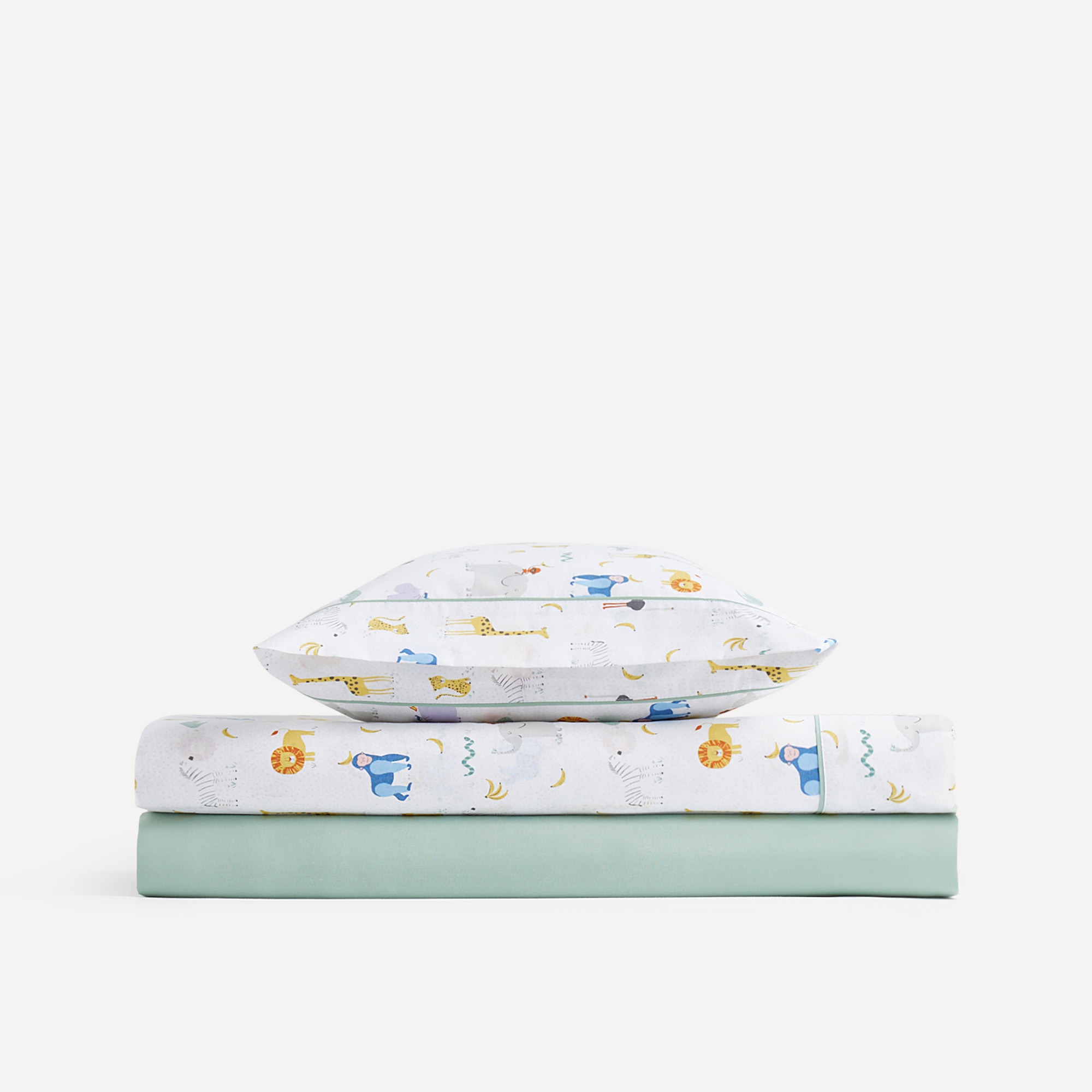 Conjunto de Lençóis Infantis com Lençol de Baixo Savana Multicolor-4