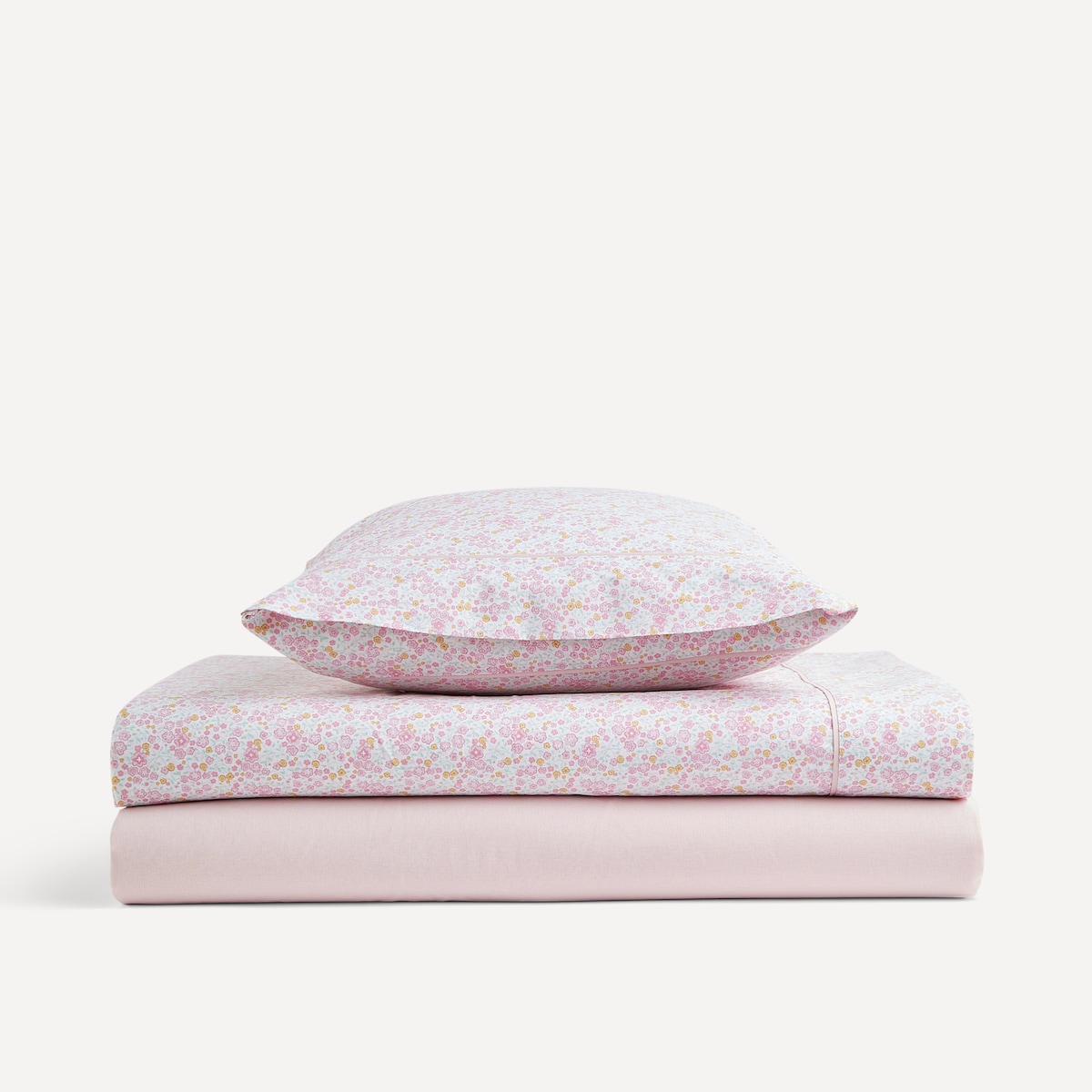 Conjunto de Lençóis com Lençol Ajustável Prímula Rosa-5