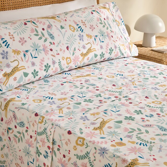 Imagen 0 de Juego de sábanas con bajera Jardín