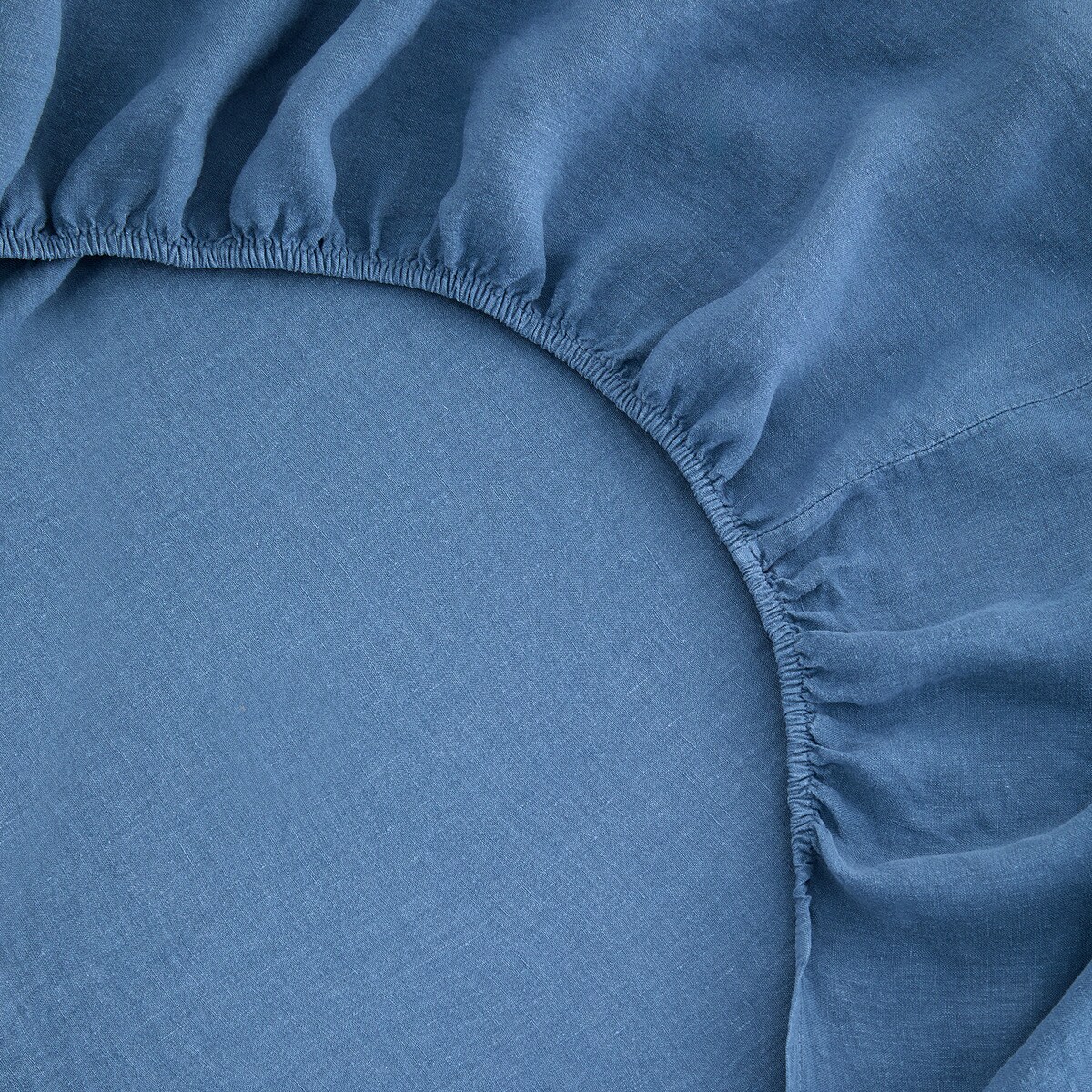 Lençol de Baixo Linho Room Azul-2