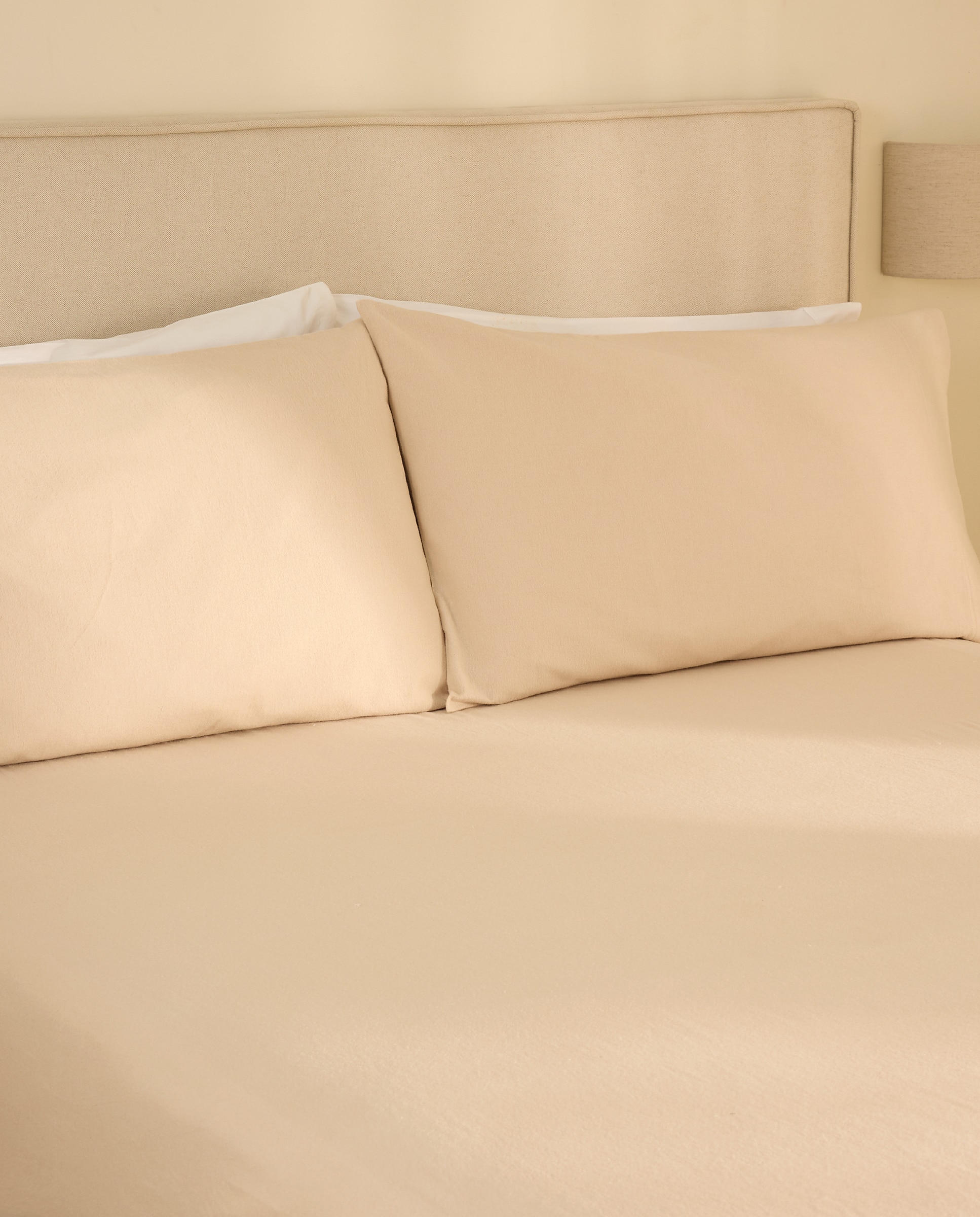Sábana bajera franela Everest - Beige Cama 90 cm Beige-1