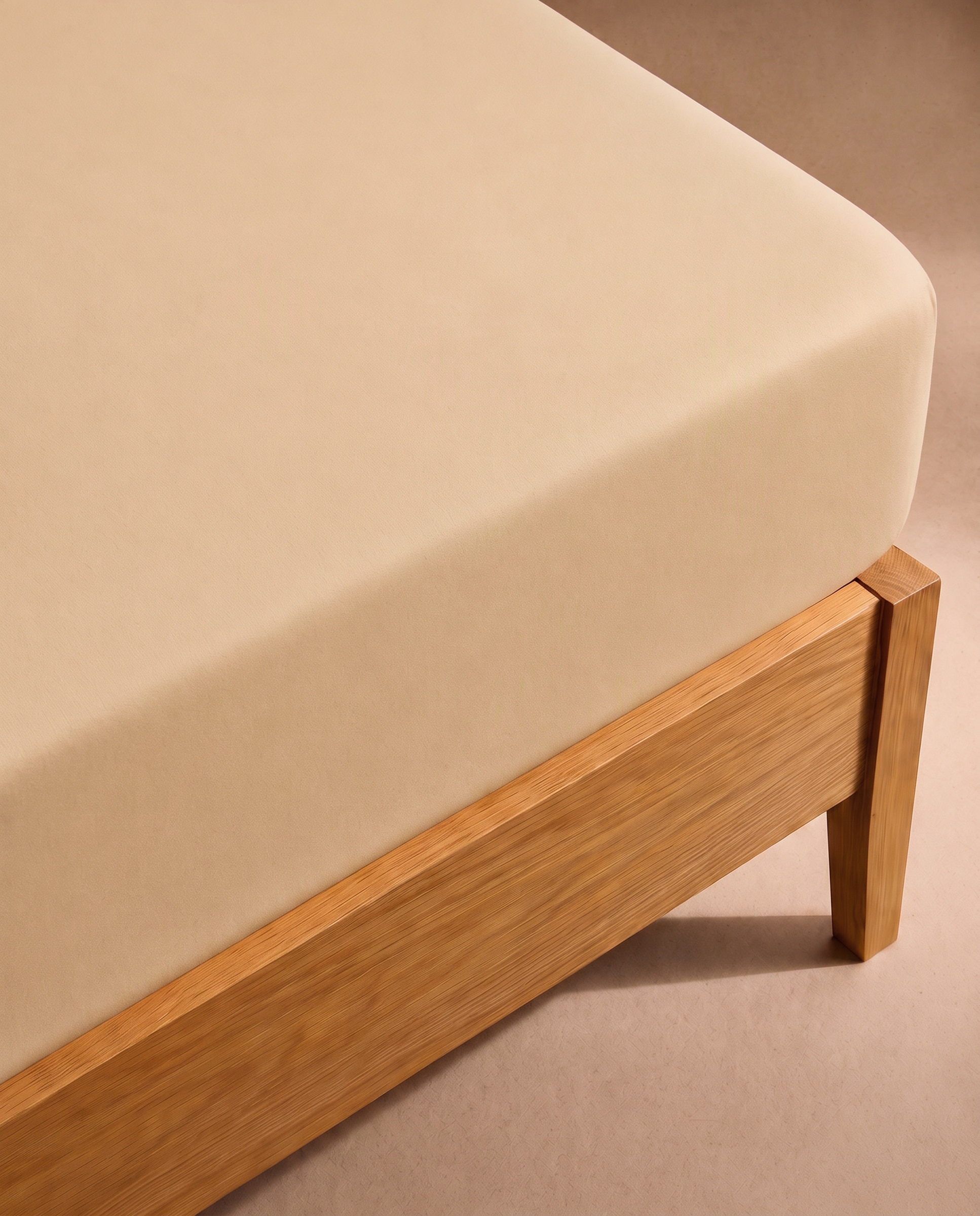 Sábana bajera franela Everest - Beige Cama 90 cm Beige-2