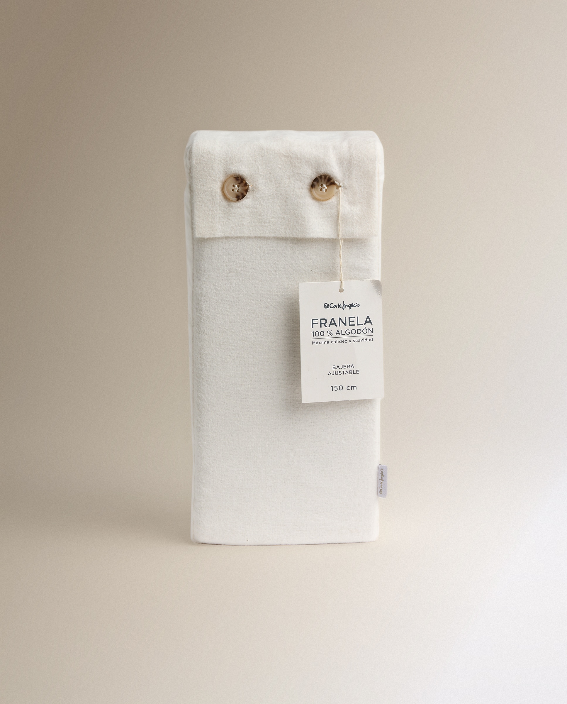 Sábana bajera franela Everest - Blanco Cama 90 cm Blanco-5