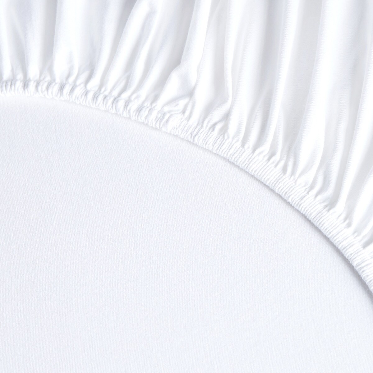 Sábana bajera ajustable algodón Jersey New El Corte Inglés - Blanco Cama 90 cm Blanco-2
