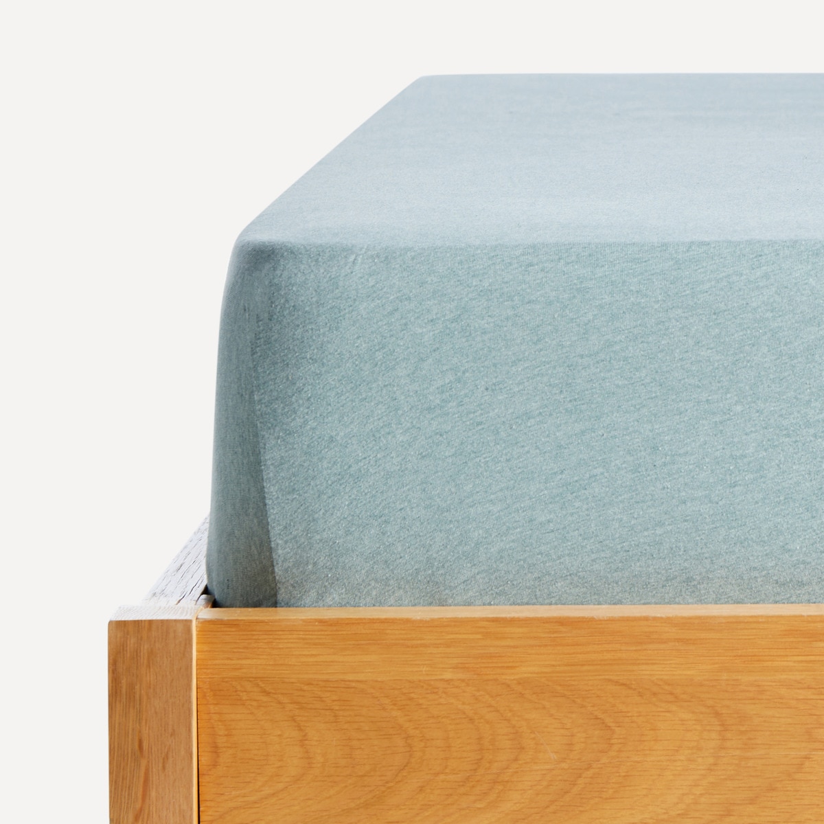 Lençol de Baixo Ajustável de Algodão Jersey New Verde-1