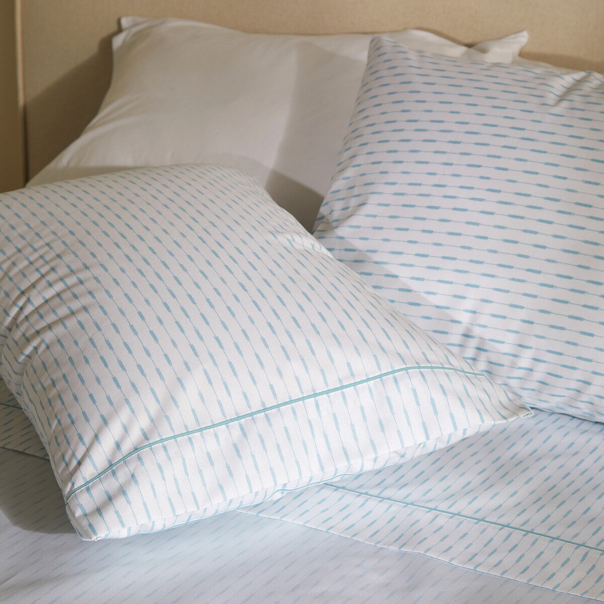 Conjunto de Lençóis com Lençol Ajustável Vallarta Azul-4