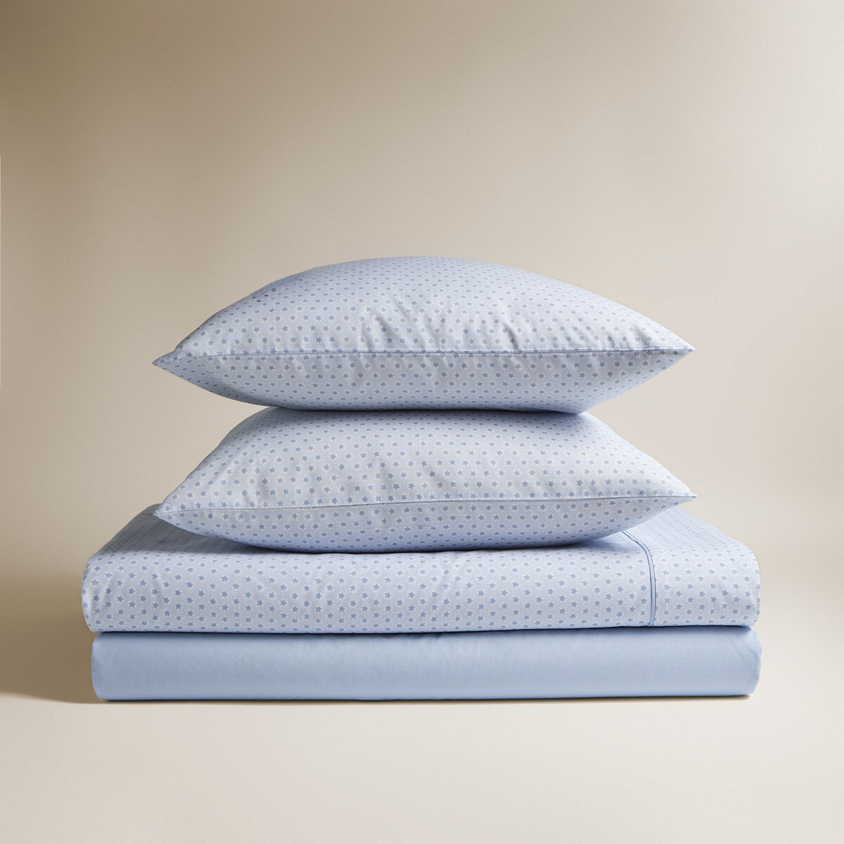 Conjunto de Lençóis com Lençol Ajustável Skat Azul-2