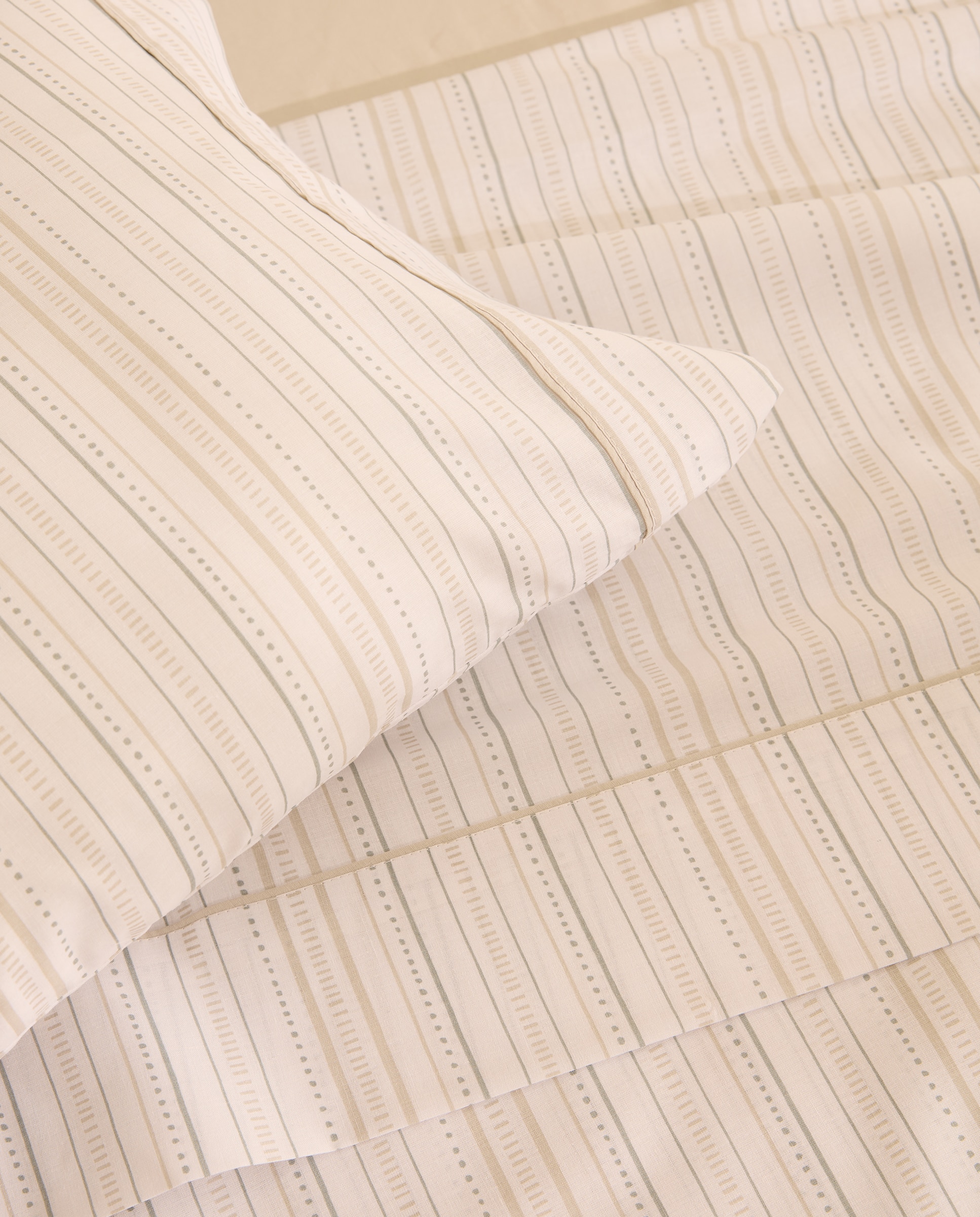 Jogo de lençóis com lençol ajustável Andrea Cinzento-3