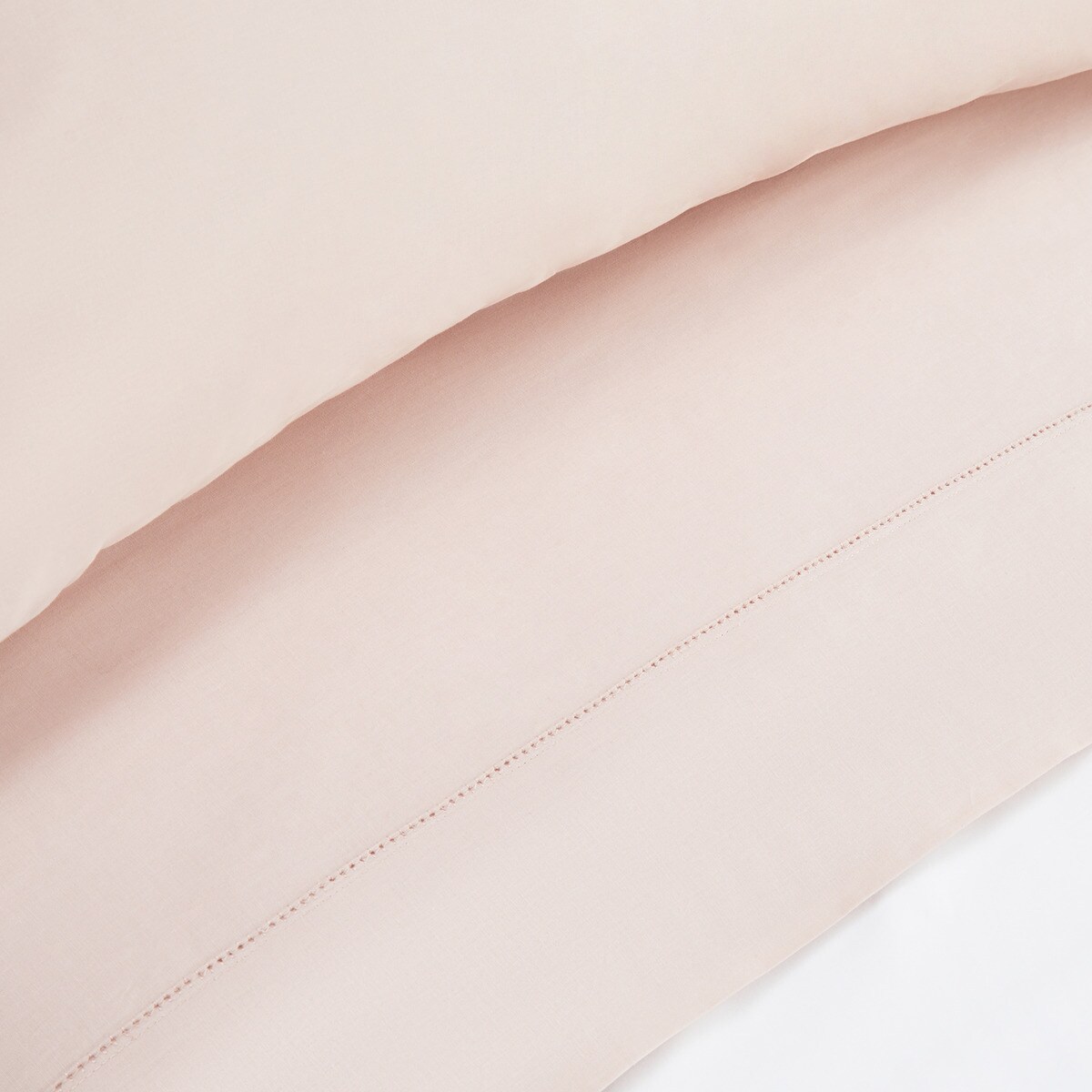 Conjunto de Lençóis com Lençol de Baixo de Algodão Vainica New Basics Rosa-2
