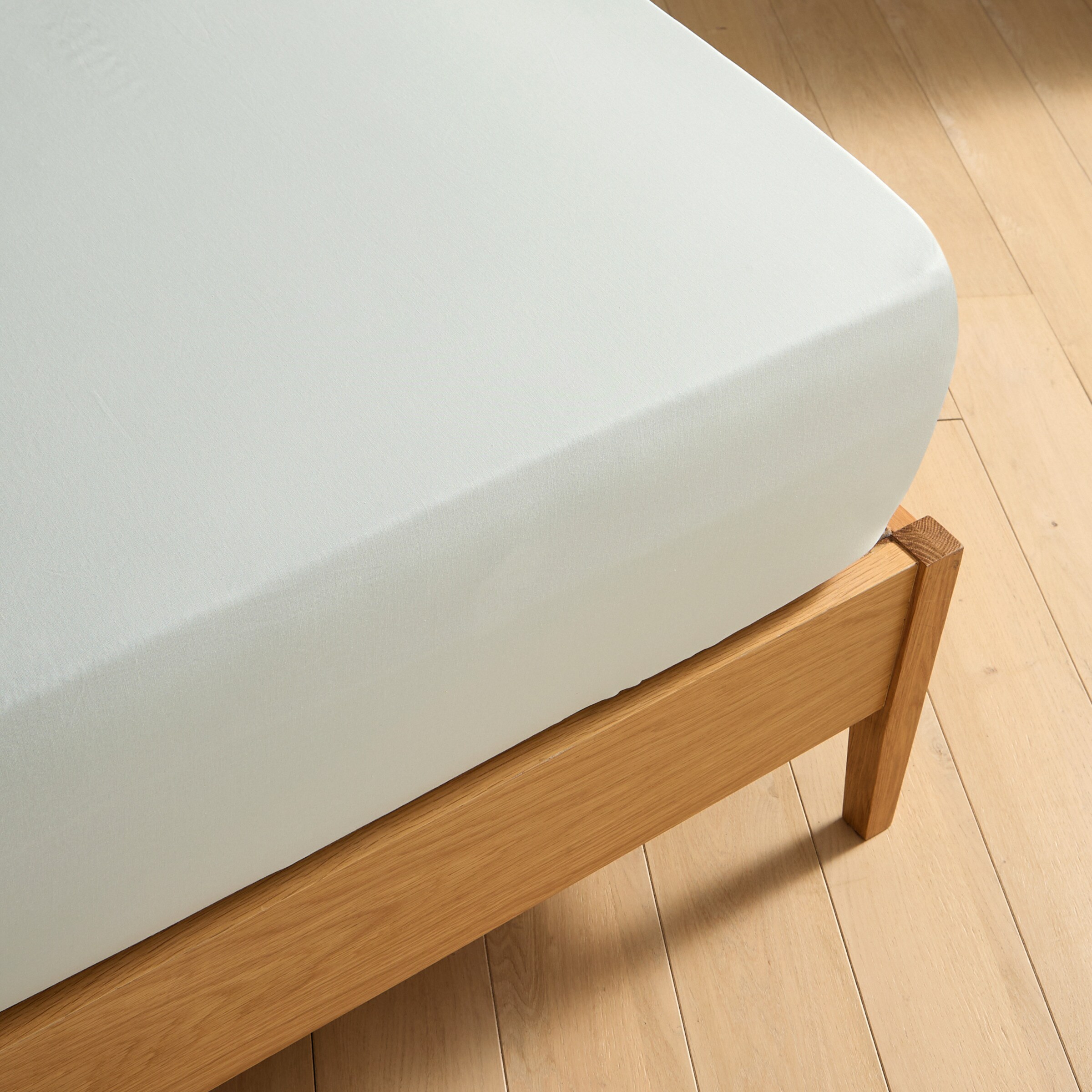 Juego de sábanas con bajera Landi - Verde Cama 135 cm Verde-4