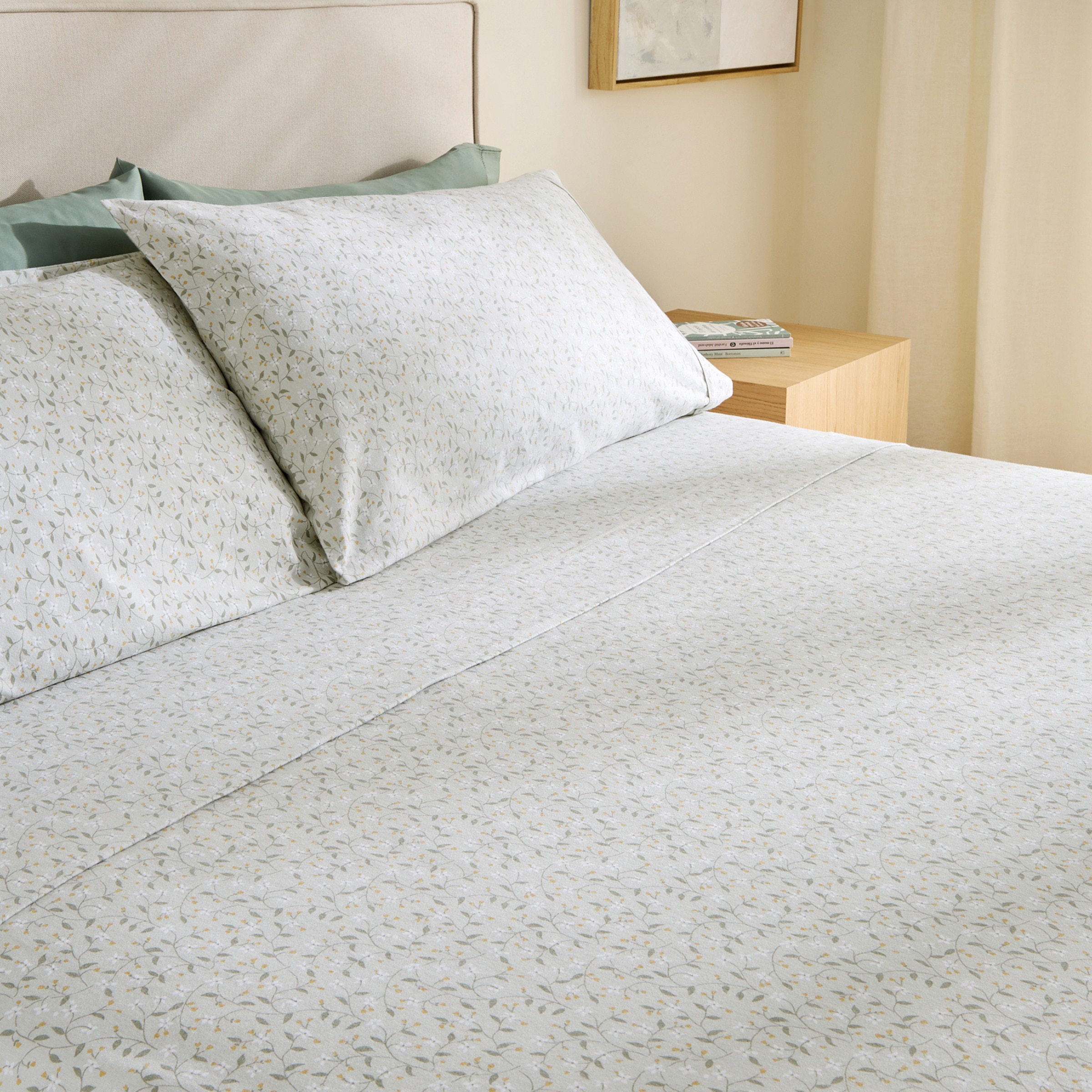 Imagem 0 de Conjunto de Lençóis com Lençol Ajustável de Flanela Elise