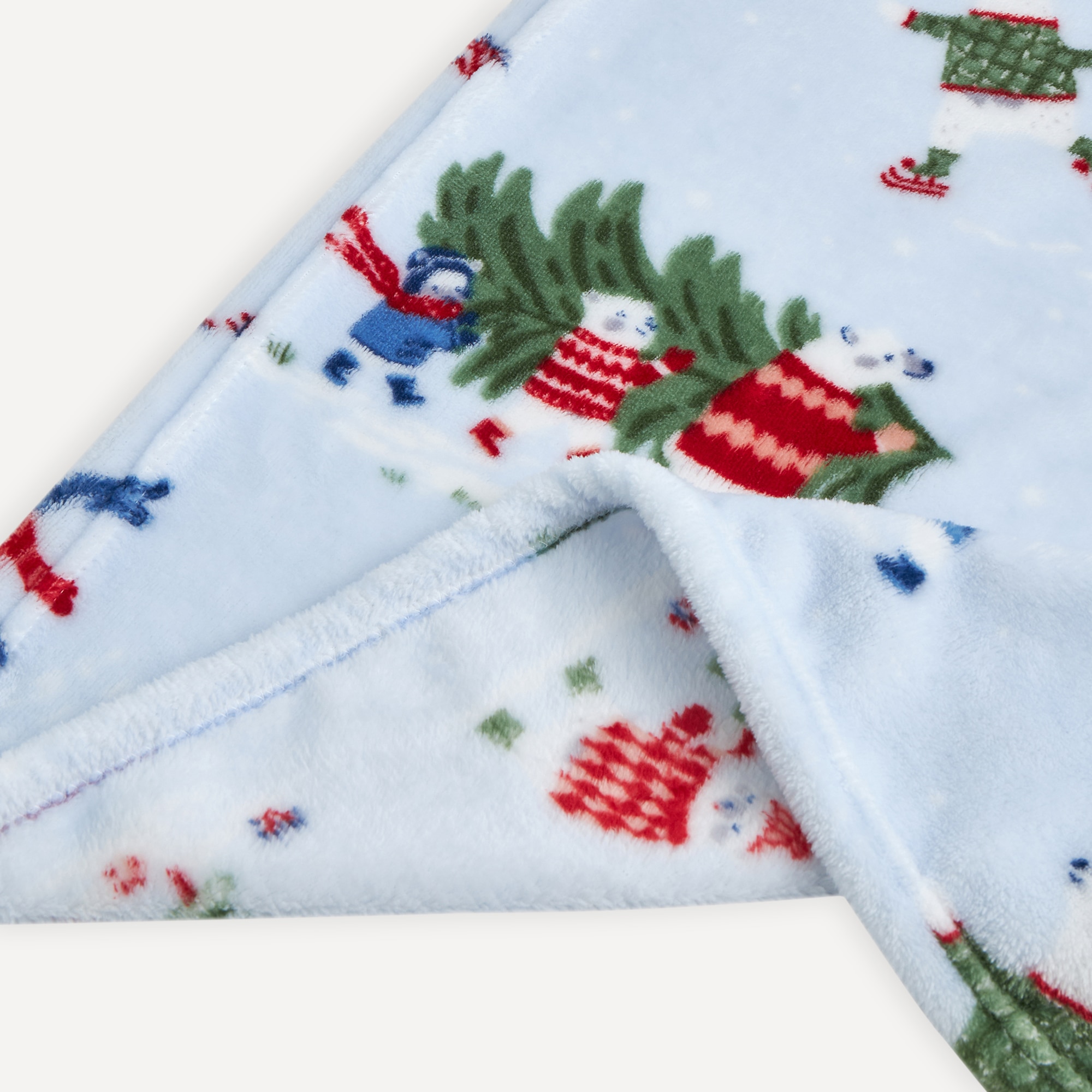 Manta Decorativa Bears Basics Celeste-2