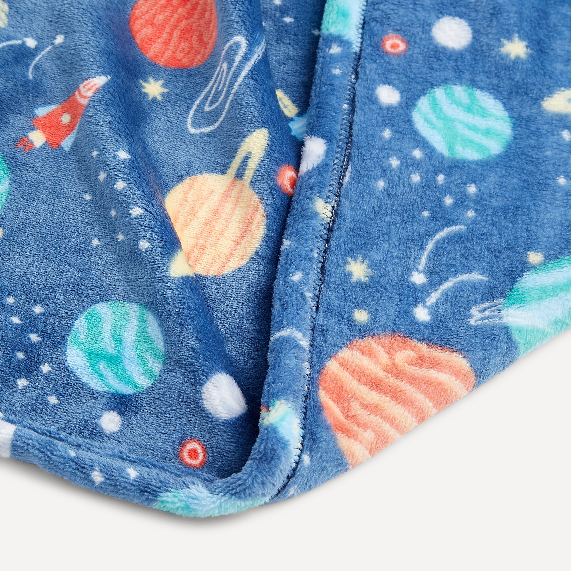 Manta Decorativa Planeta Basics Azul-2