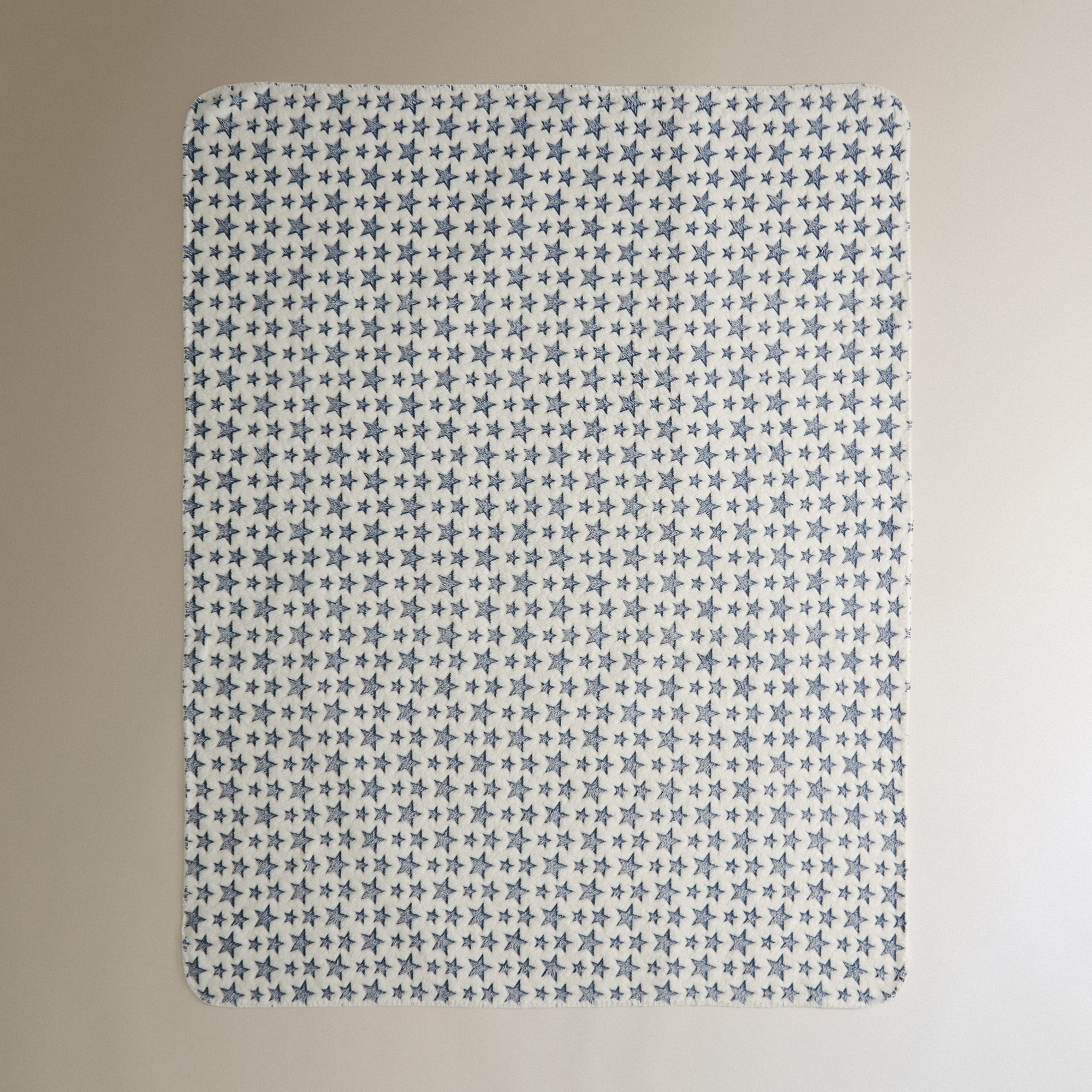 Manta Decorativa Little Star Azul-4