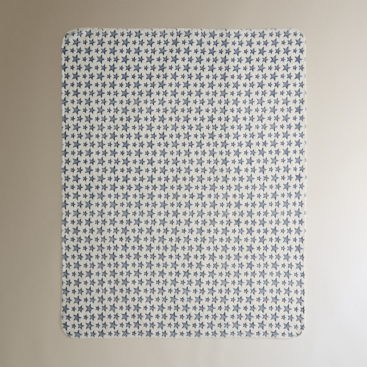 Manta decorativa Little Star Azul-4