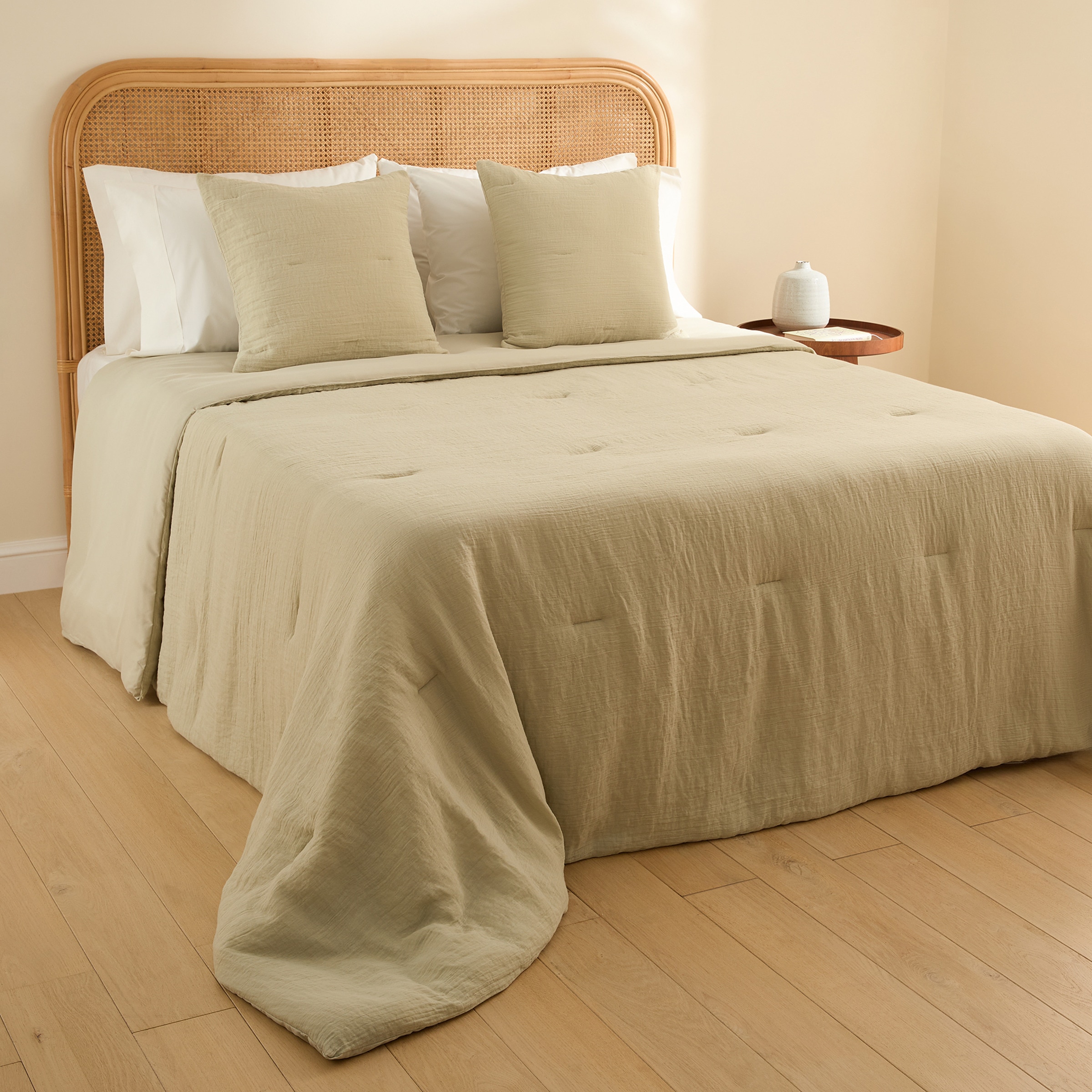 Imagen 0 de Edredón reversible con funda de cojín Gofre