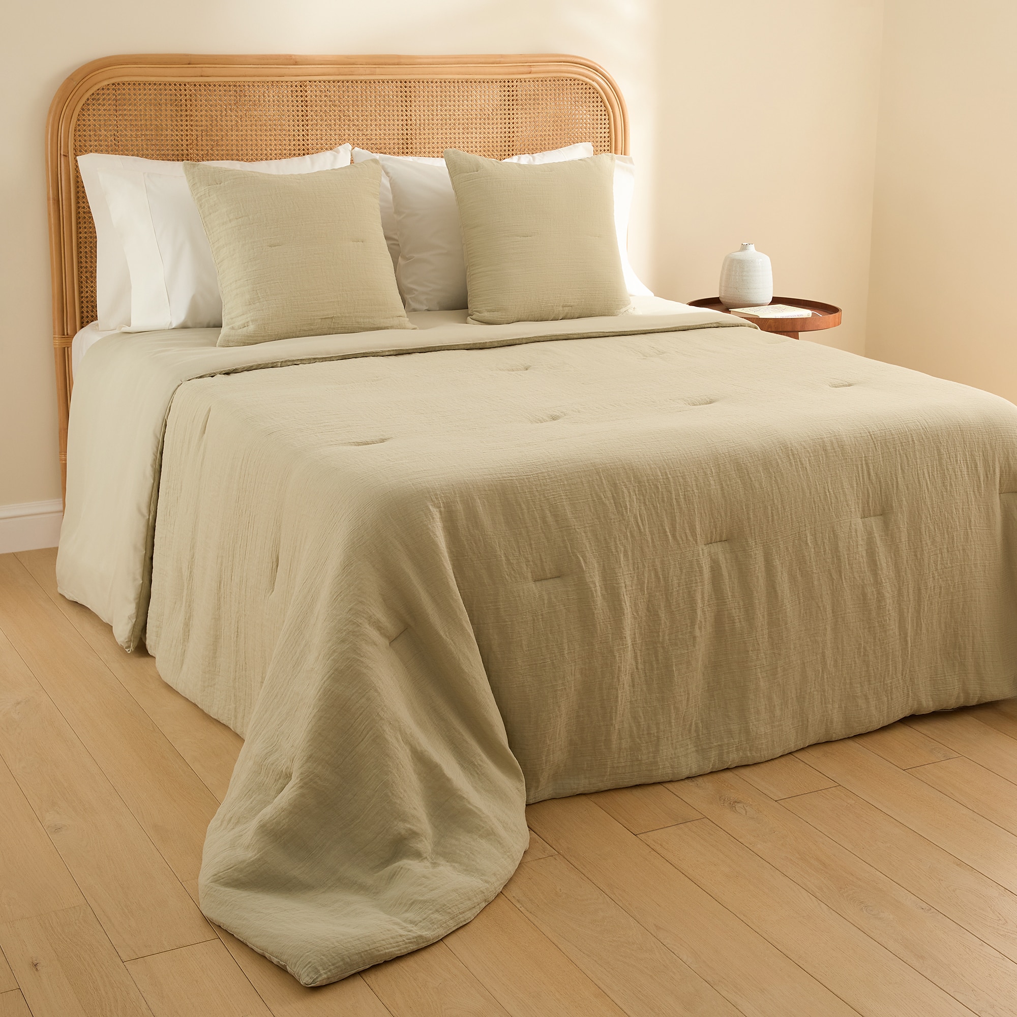 Imagen 0 de Edredón reversible con funda de cojín Gofre