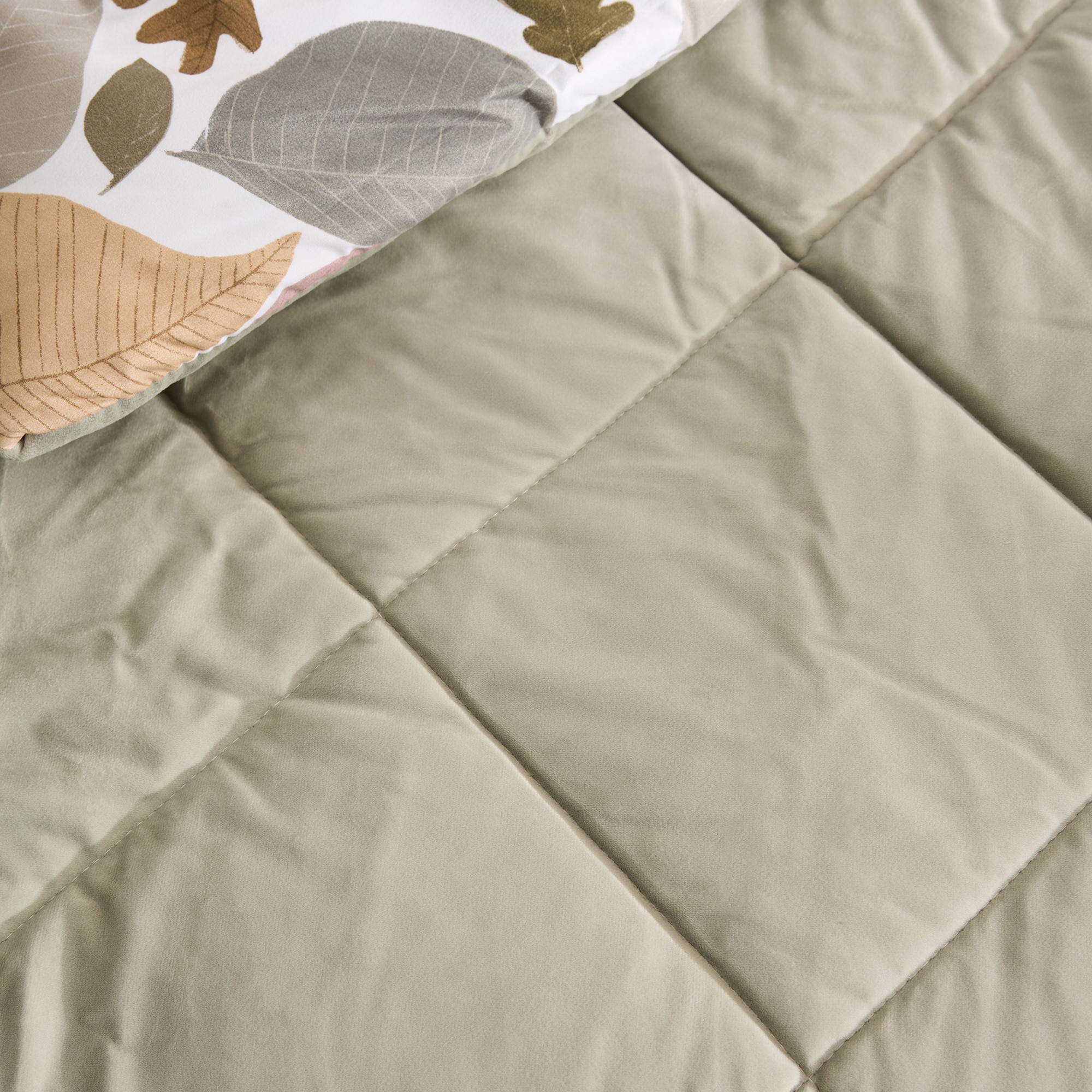 Edredón reversible Metsa Verde-4