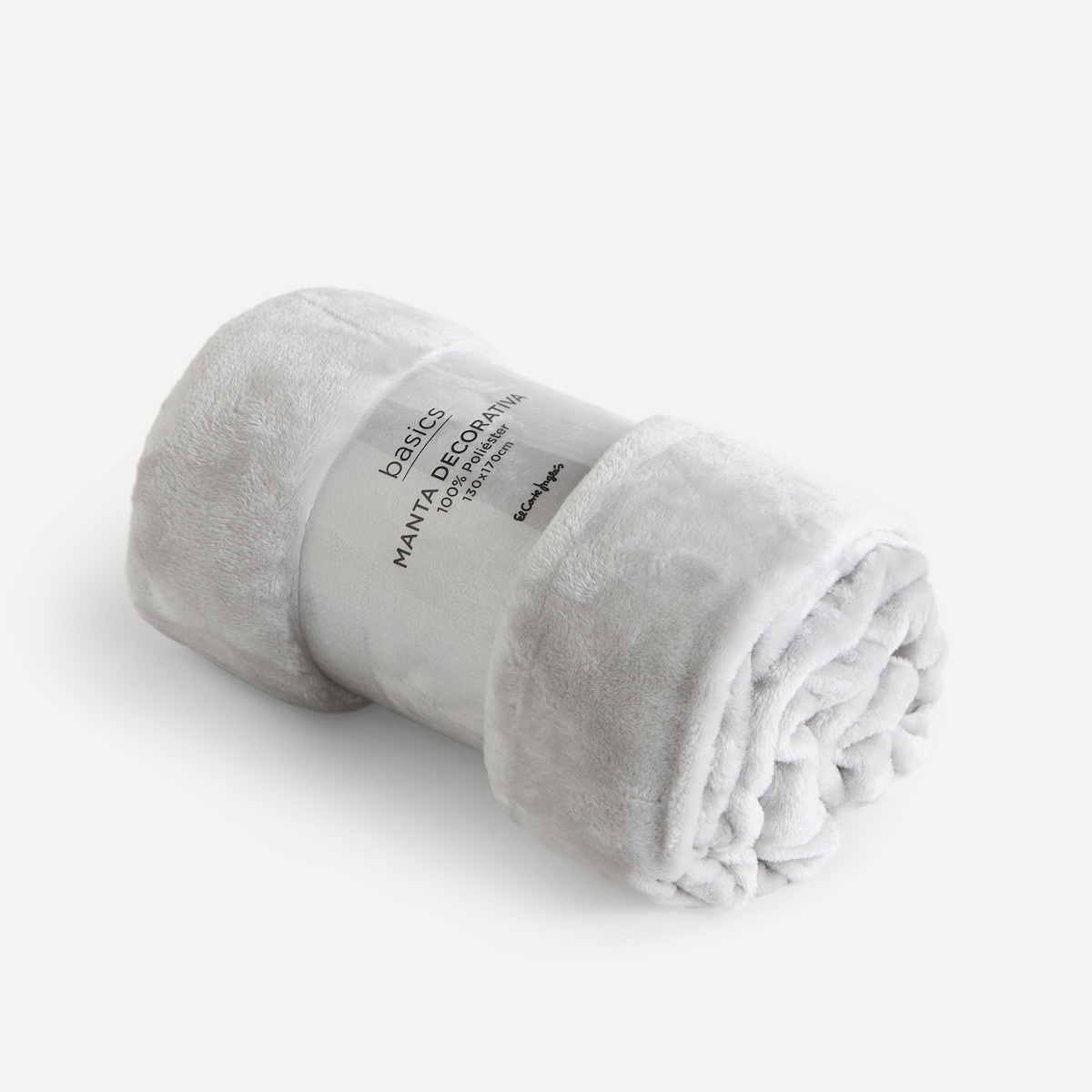 Manta decorativa Islandia Basics El Corte Inglés Perla-3