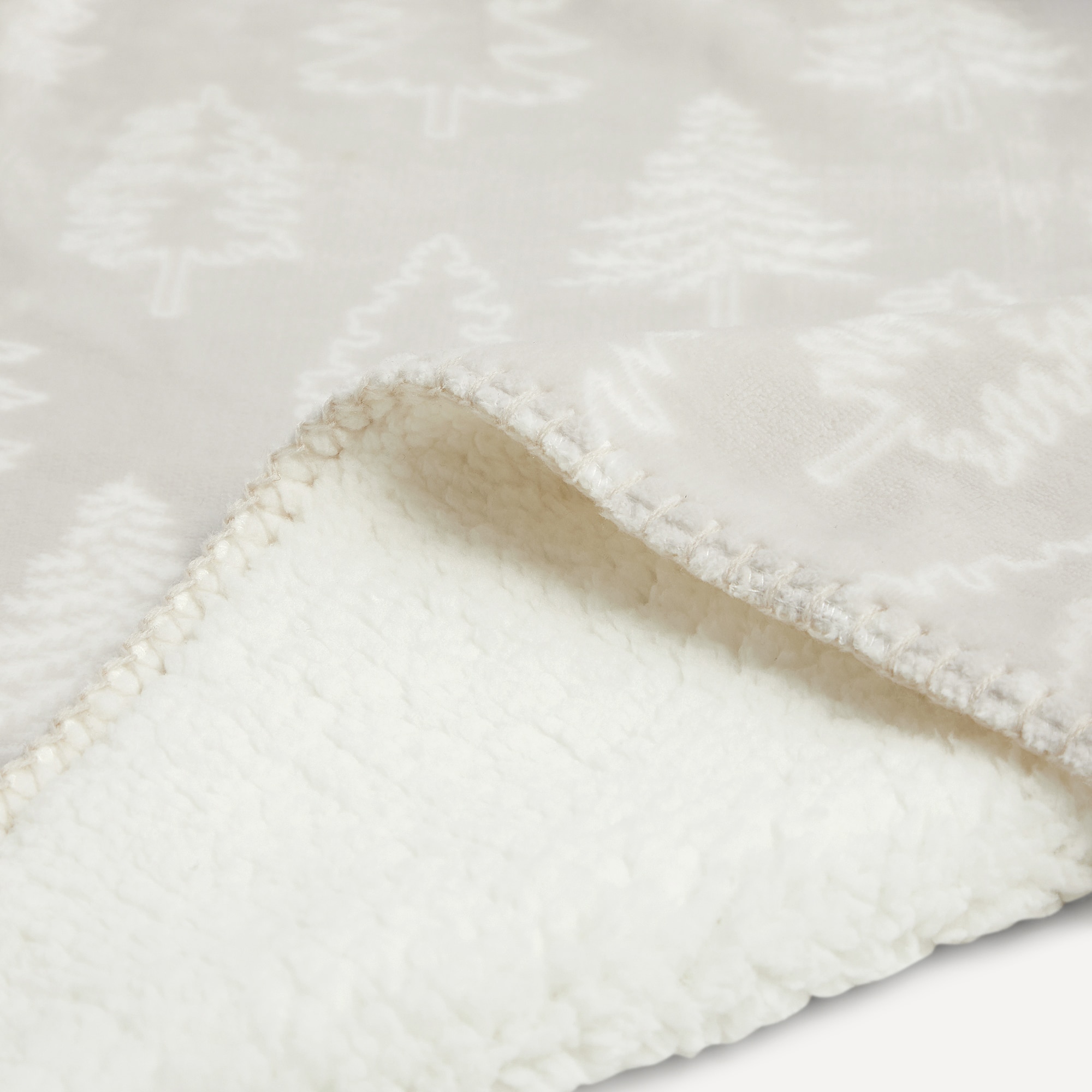 Manta decorativa Bosque Basics El Corte Inglés Beige-2