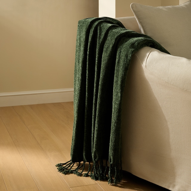 Imagen 0 de Manta decorativa Chenilla Lisa Basics El Corte Inglés