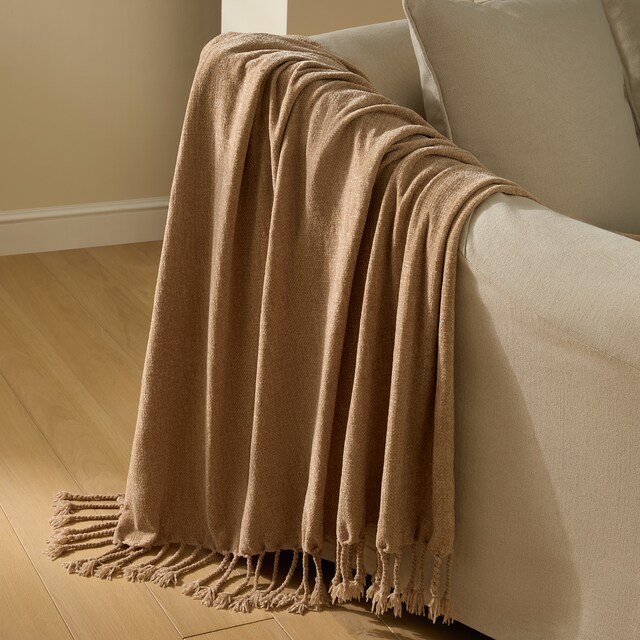 Imagen 0 de Manta decorativa Chenilla Lisa Basics El Corte Inglés