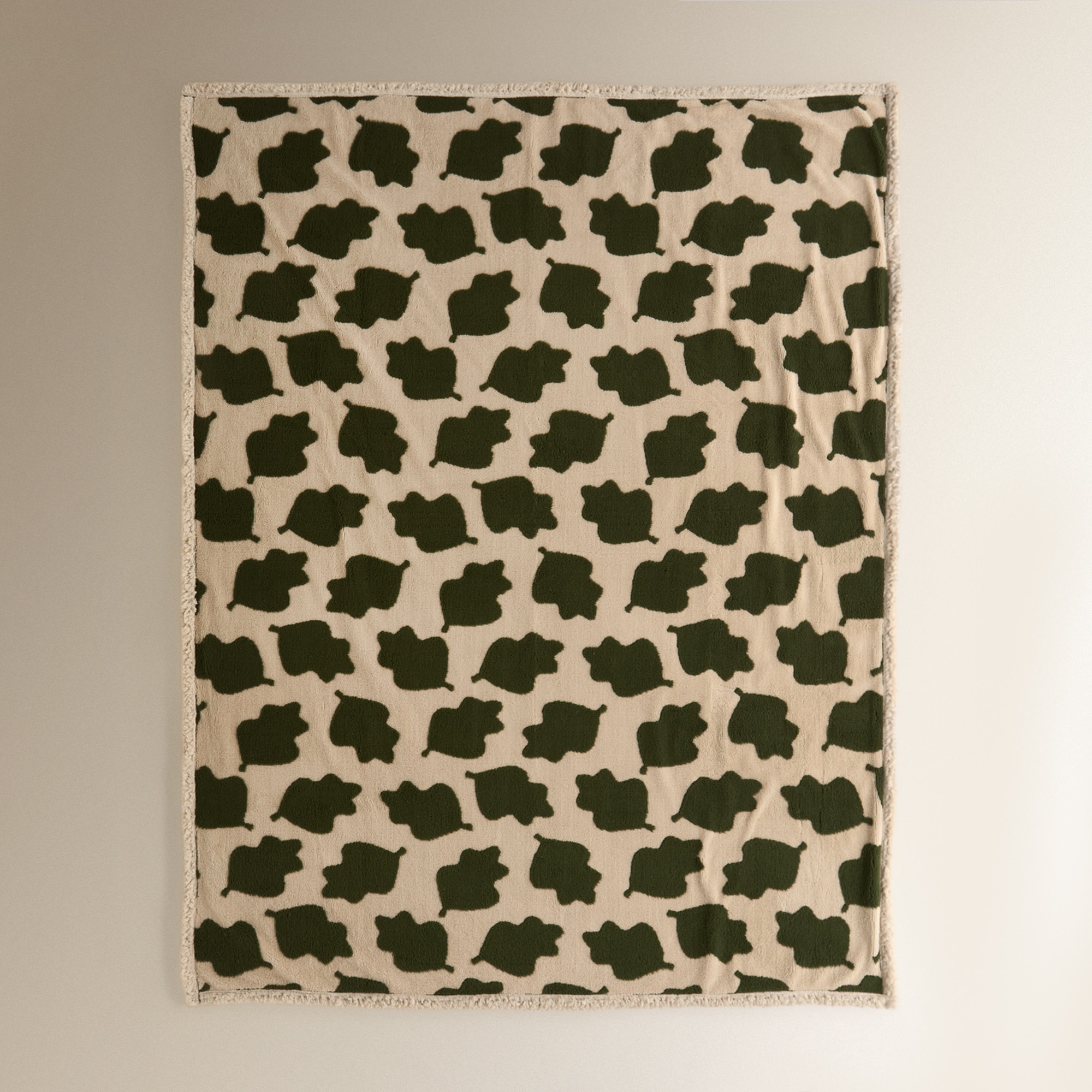 Manta decorativa Bloo Beige-4