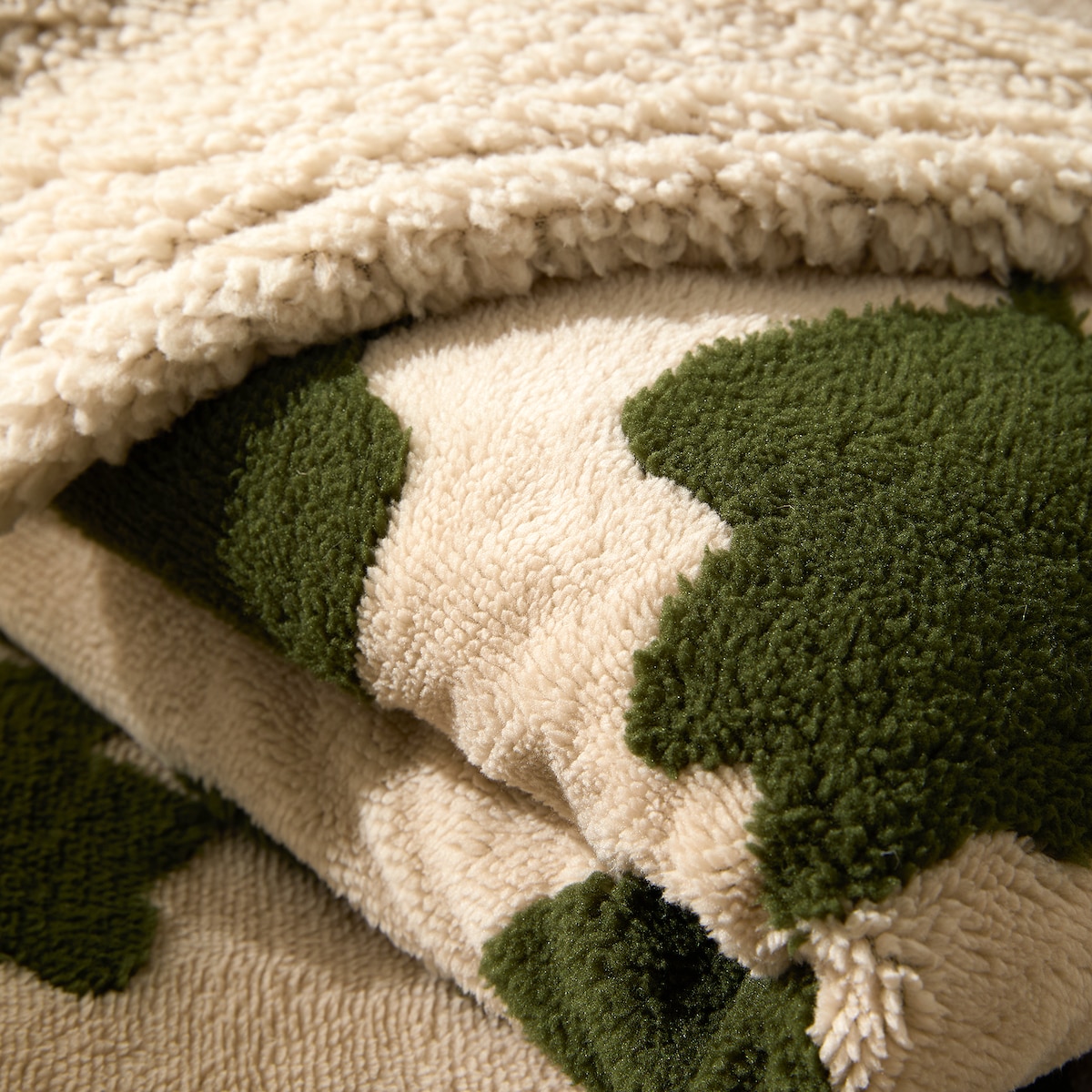 Manta decorativa Bloo Beige-5