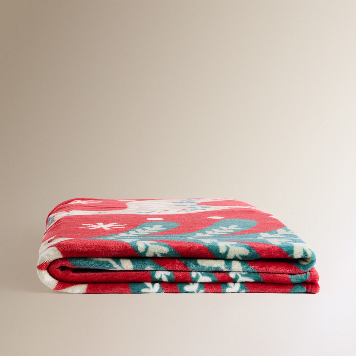 Manta decorativa Noruega Rojo-2